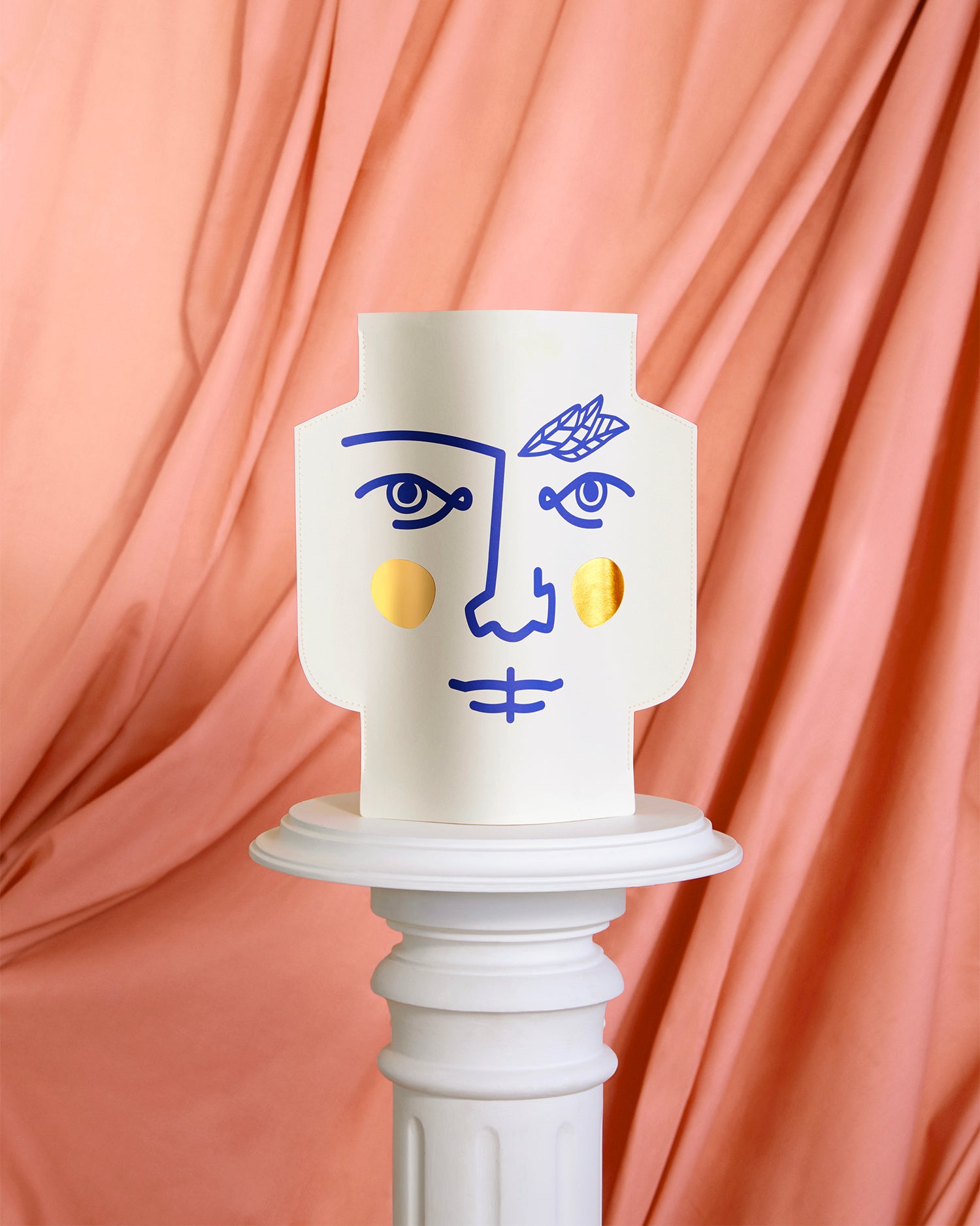 Vaso decorativo di carta Janus