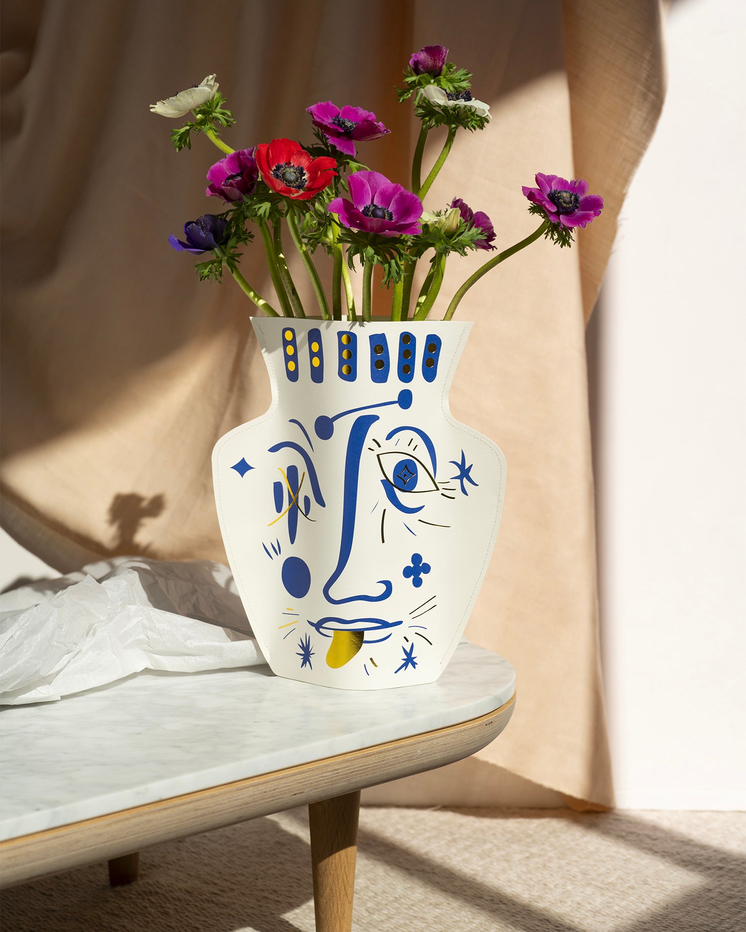 Vaso decorativo di carta Vasage