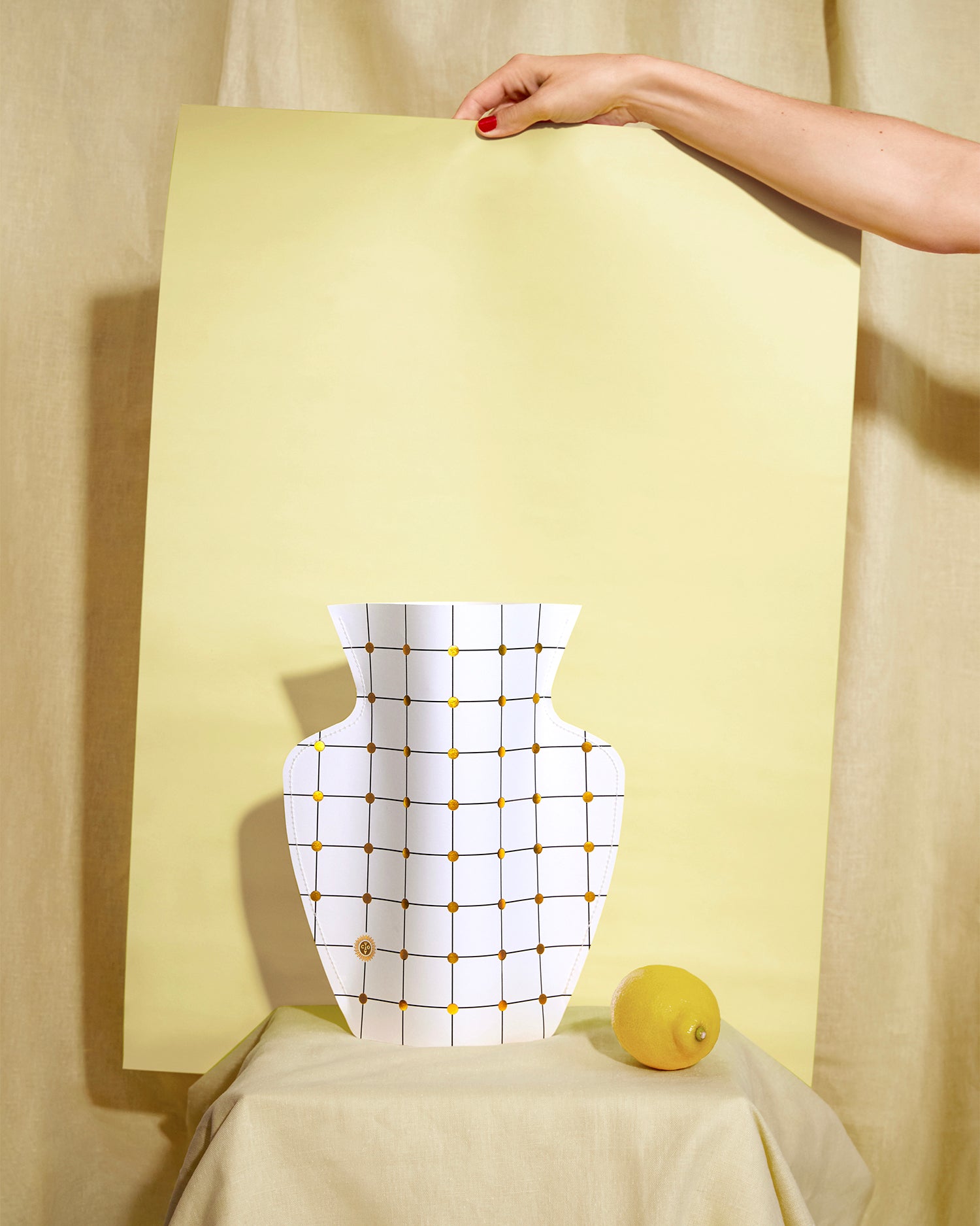 Vaso decorativo di carta Lido