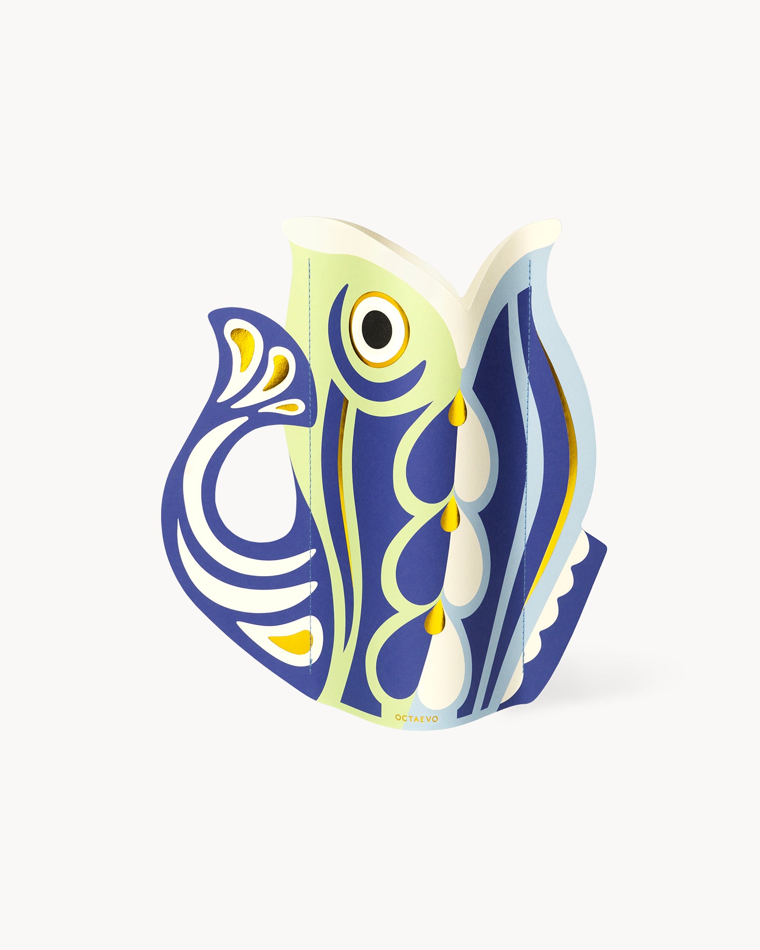 Vaso decorativo di carta Fish