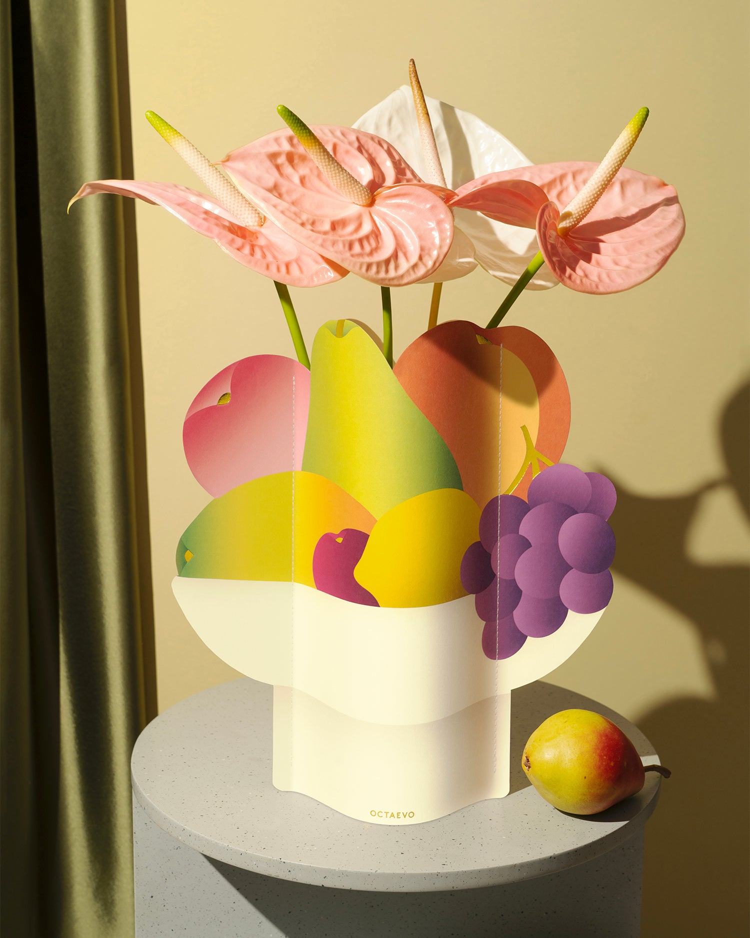 Vaso decorativo di carta Fruit Bowl