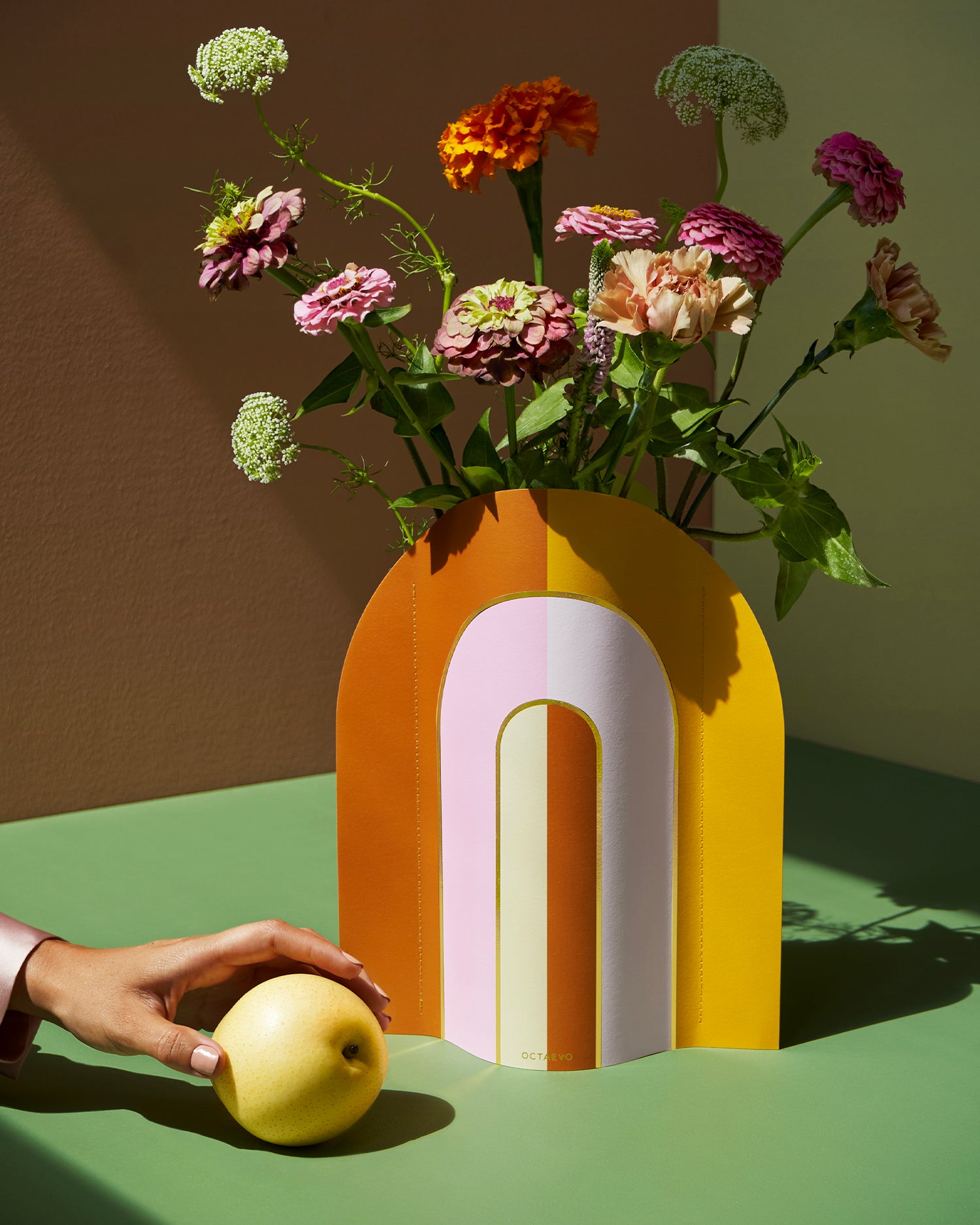 Vaso decorativo di carta Riviera Arch