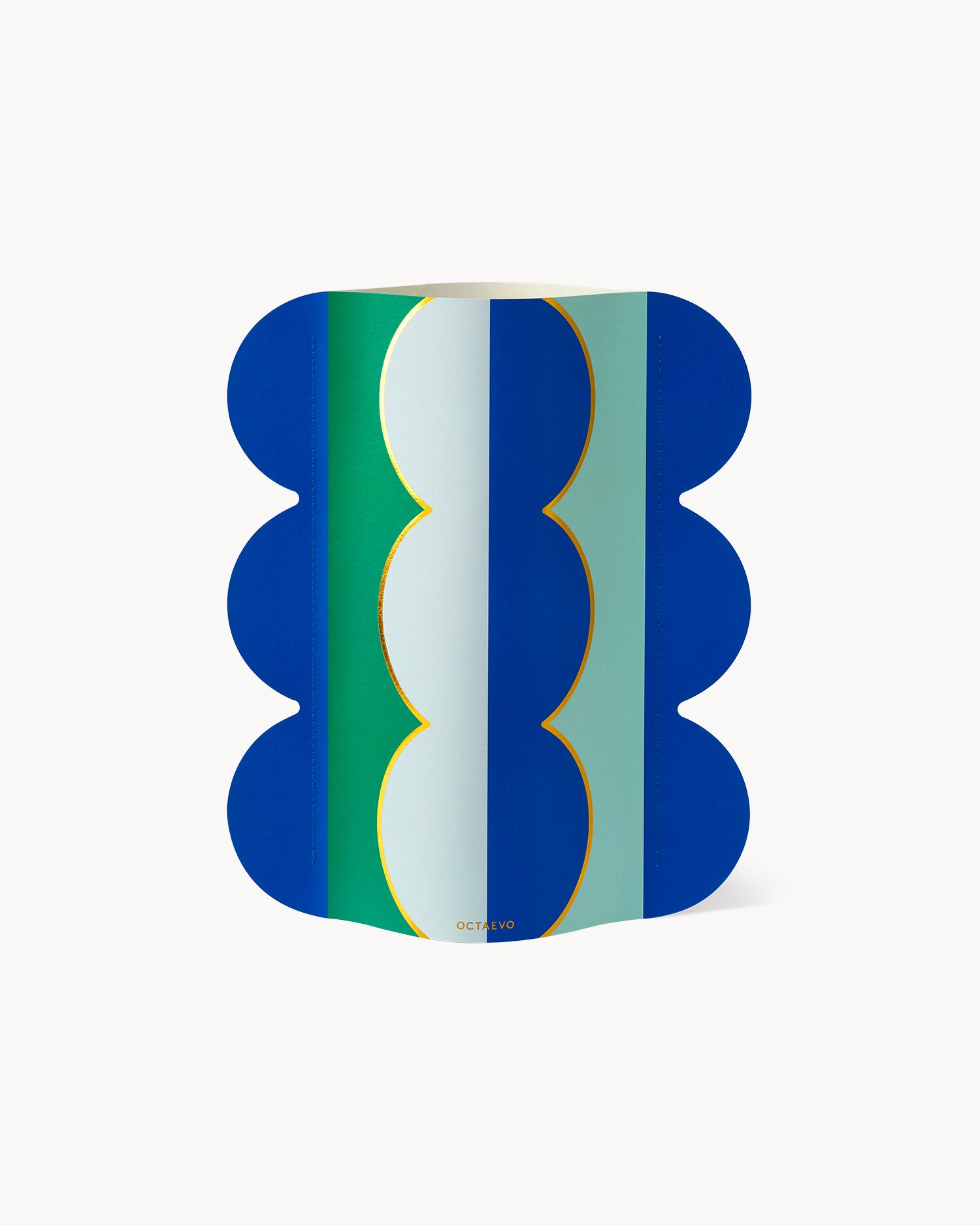 Vaso decorativo di carta Riviera Wave