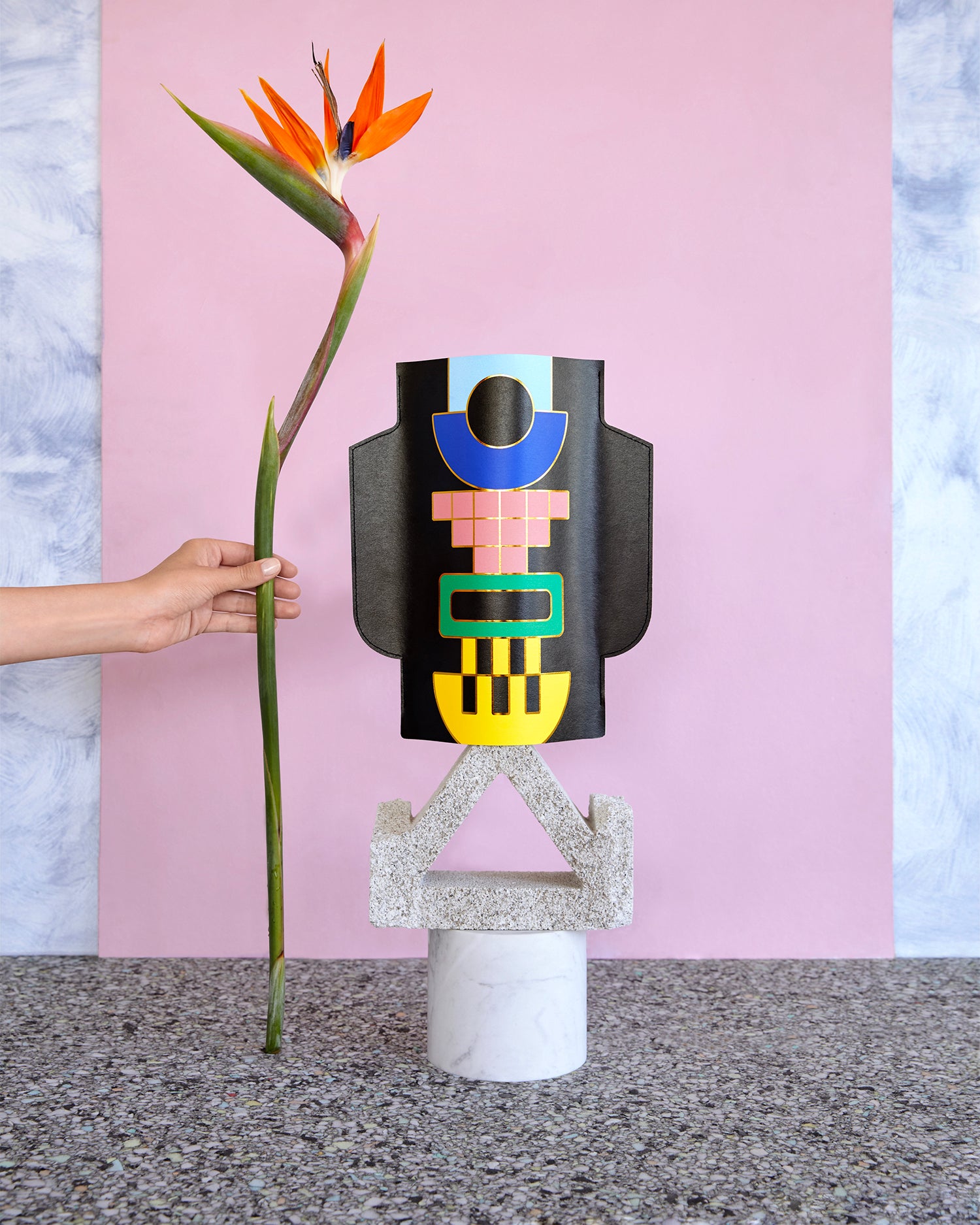 Vaso decorativo di carta Templo