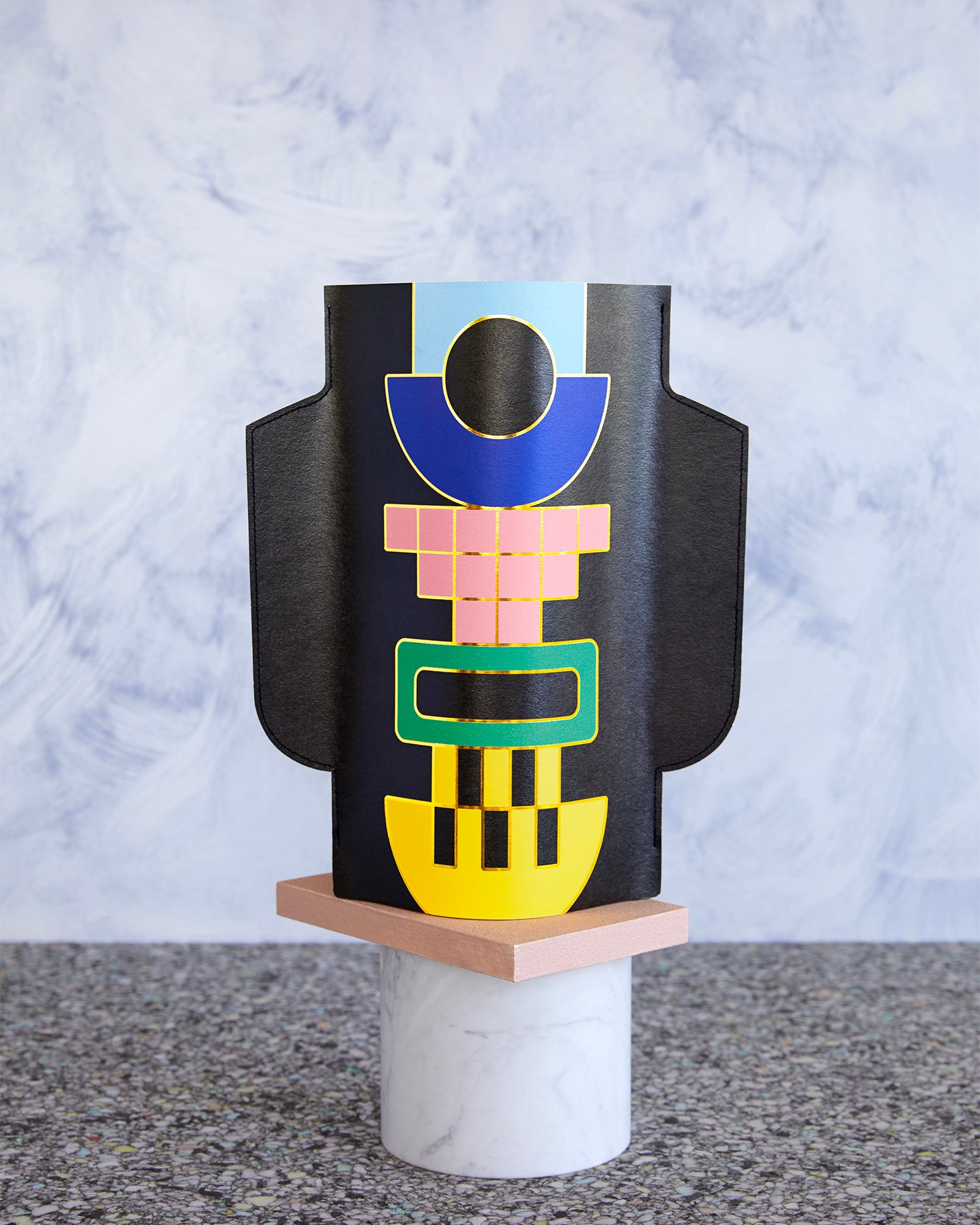 Vaso decorativo di carta Templo