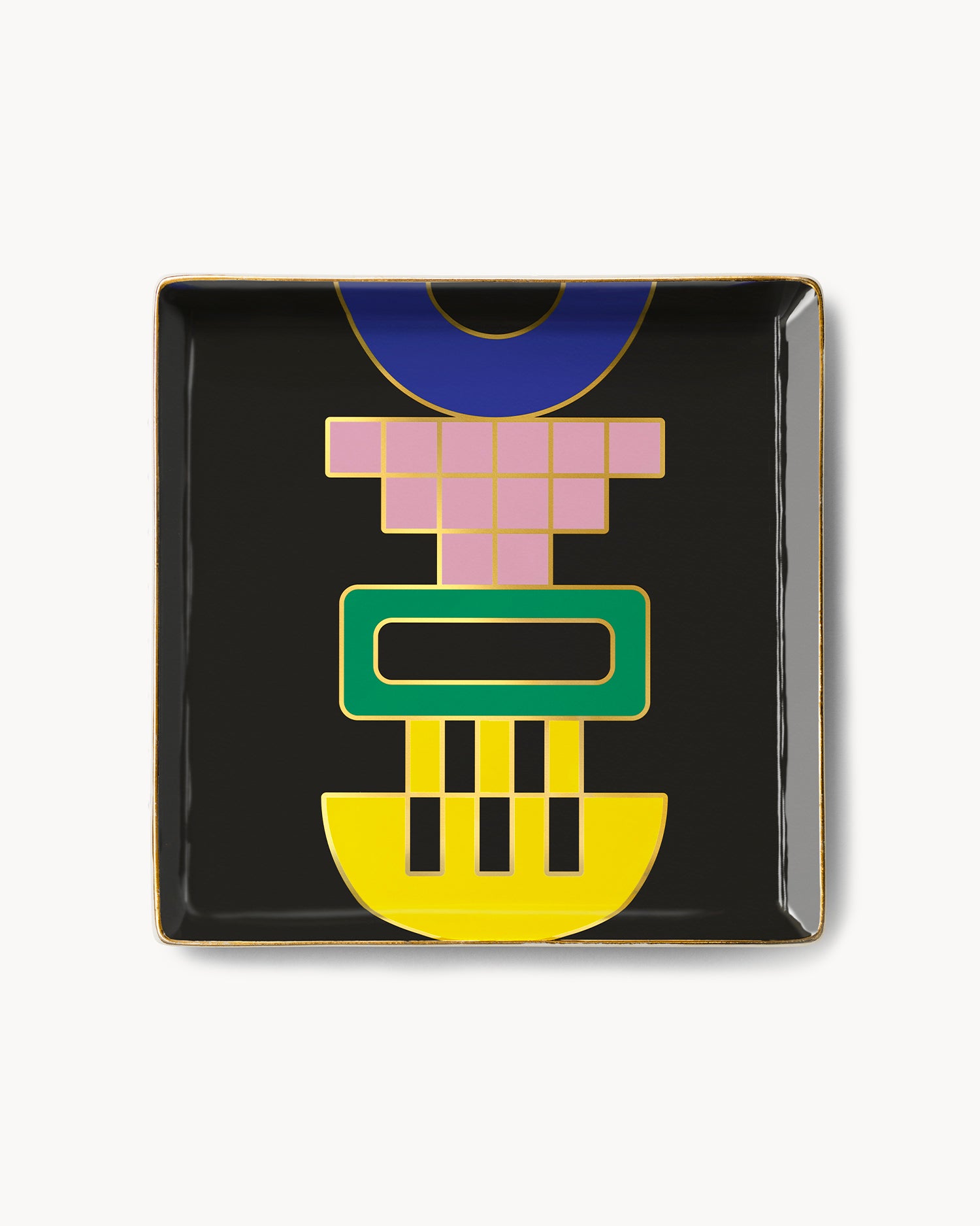 Vassoio decorativo in ceramica Templo