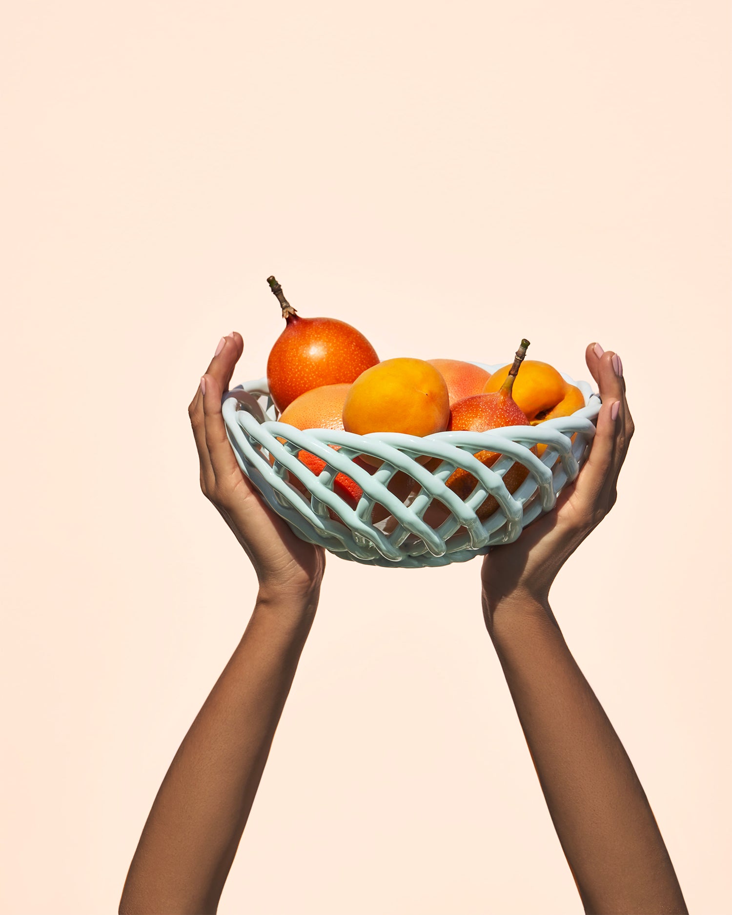 Bowl intrecciata a mano in ceramica Sicilia