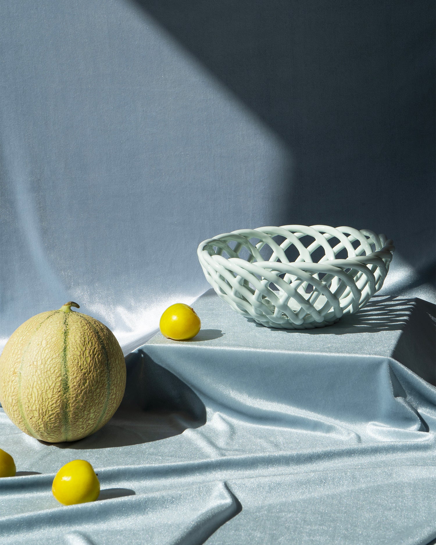 Bowl intrecciata a mano in ceramica Sicilia