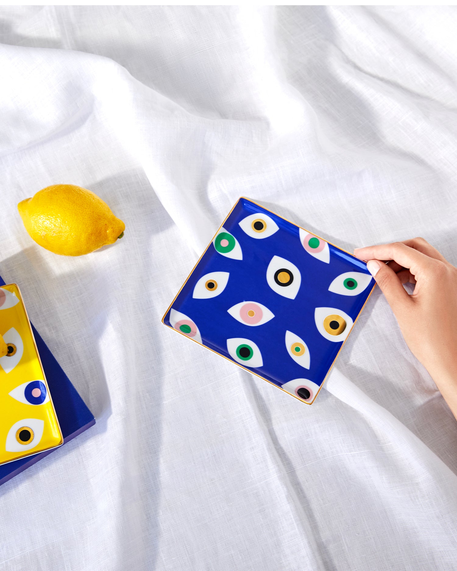 Vassoio decorativo in ceramica Nazar