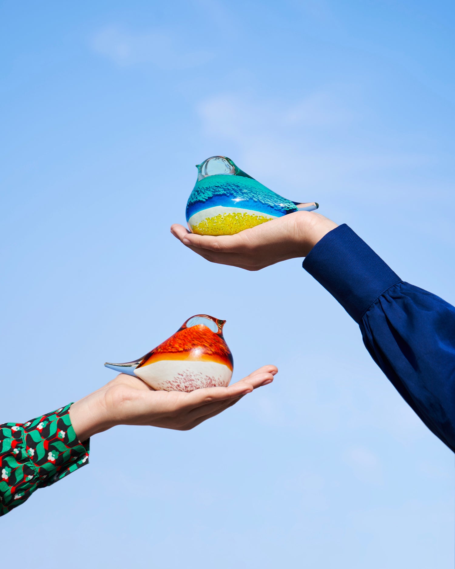 Decorazione in vetro fatta a mano Atlas Bird