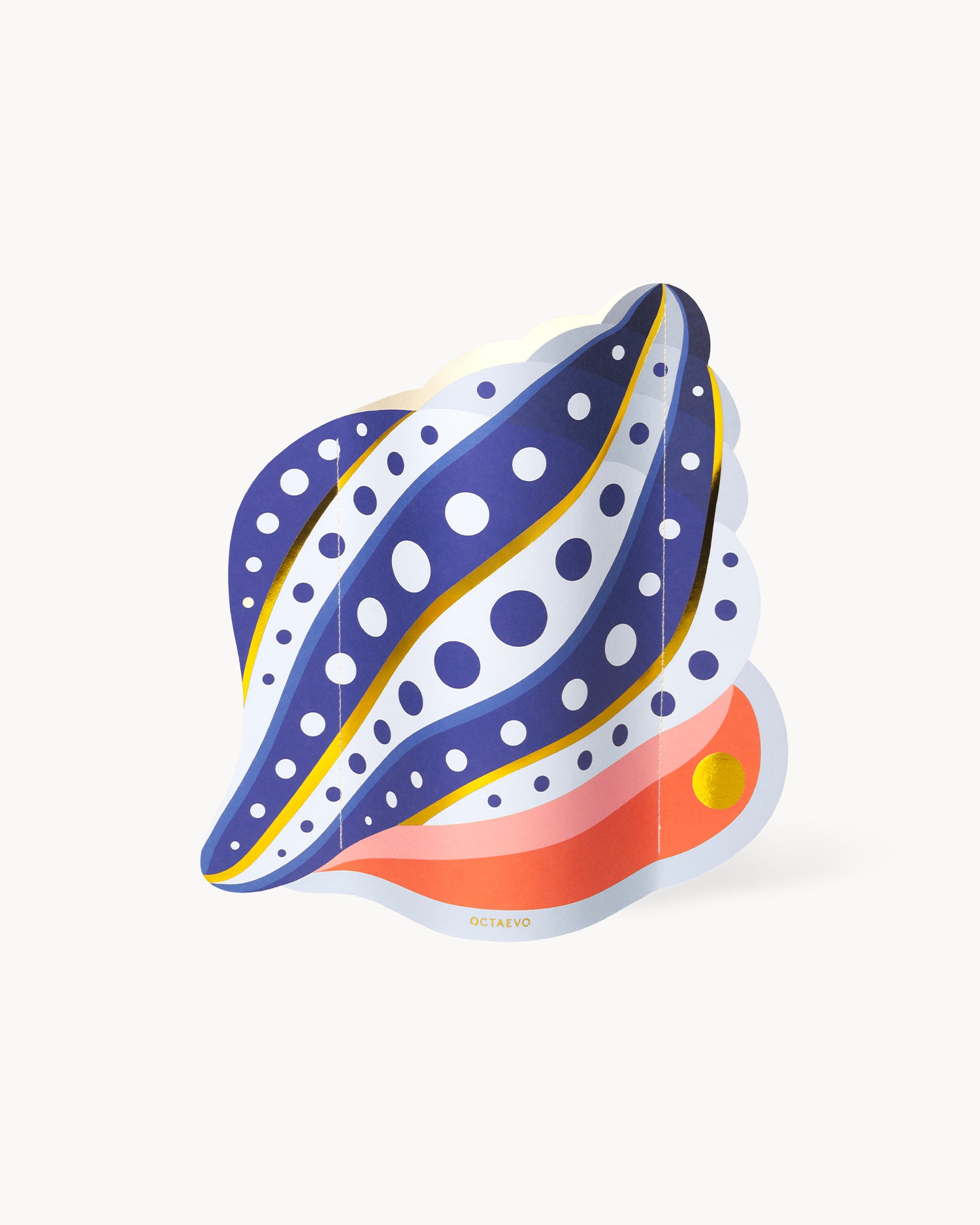 Vaso decorativo di carta Shell