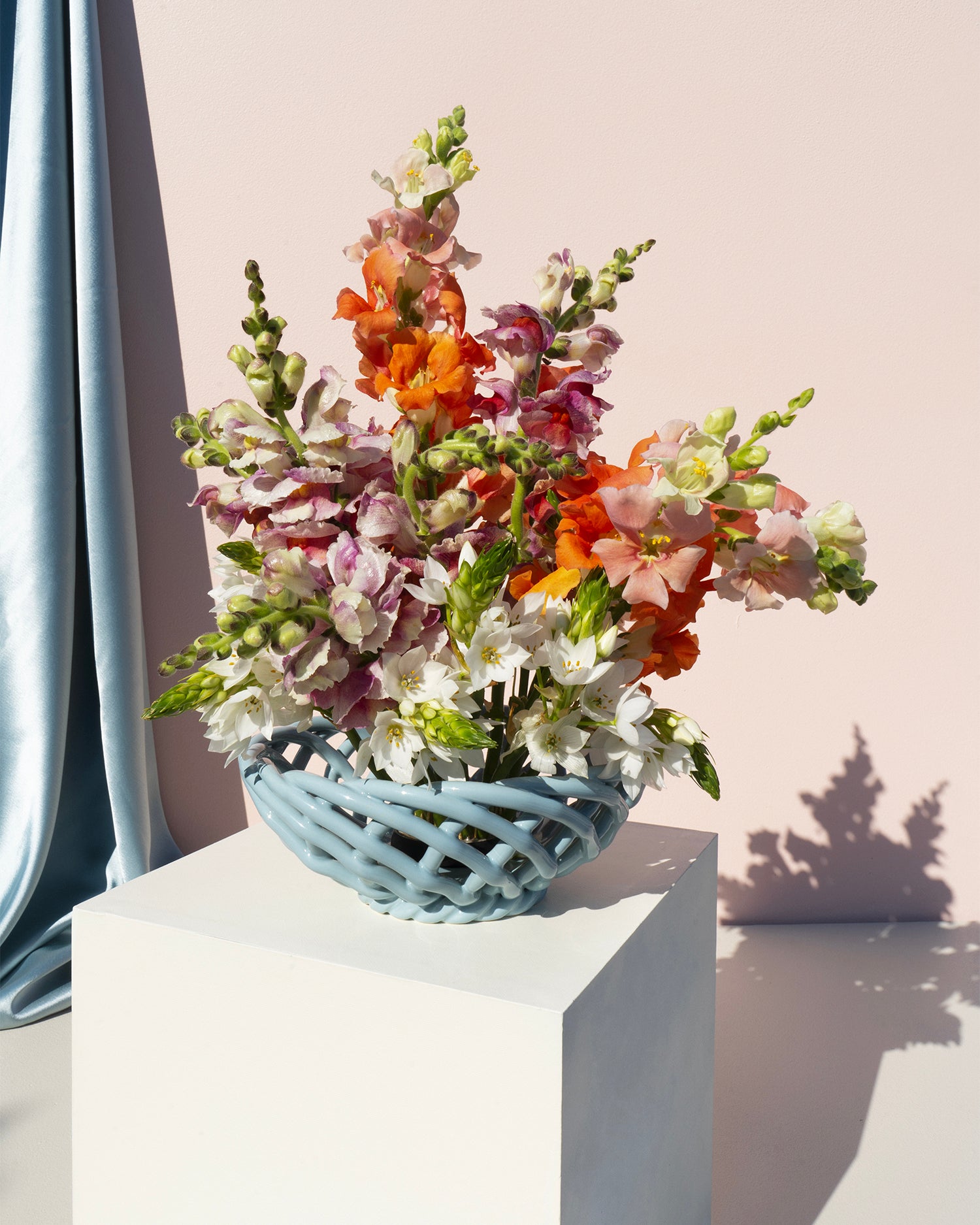 Bowl intrecciata a mano in ceramica Sicilia