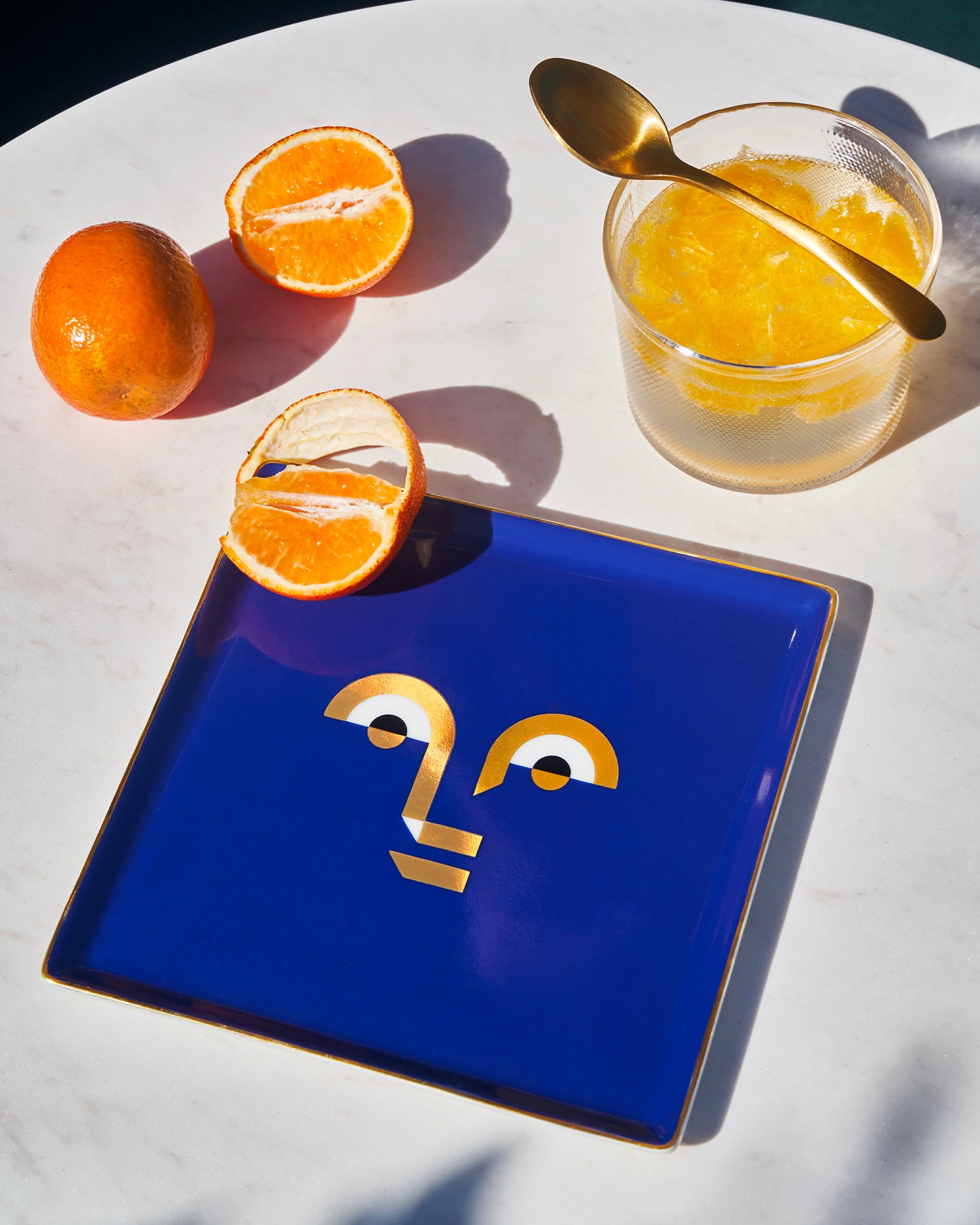 Vassoio decorativo in ceramica Apollo