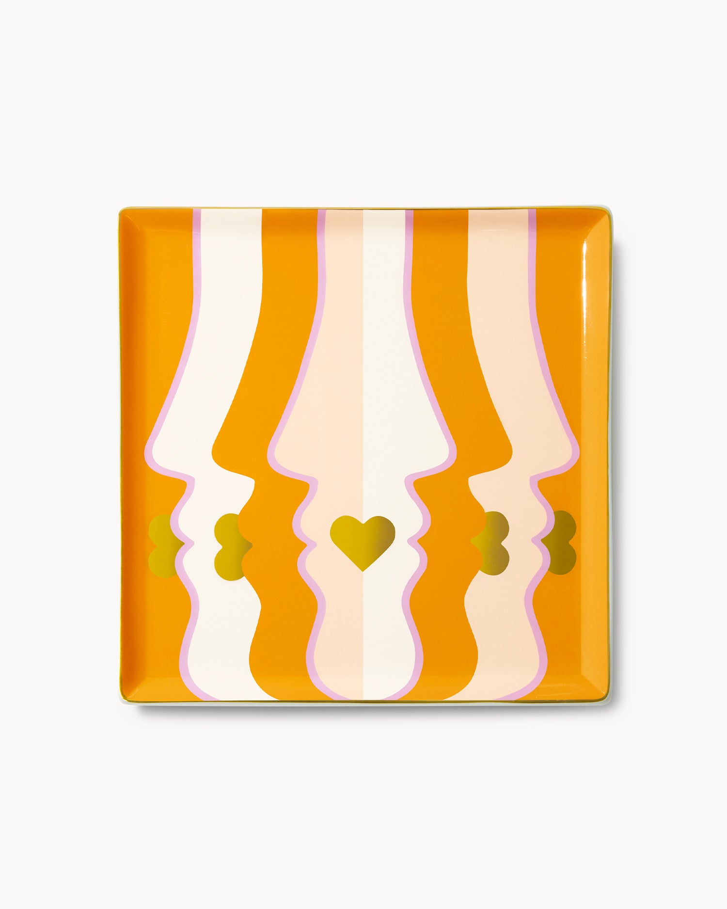 Vassoio decorativo in ceramica Beso