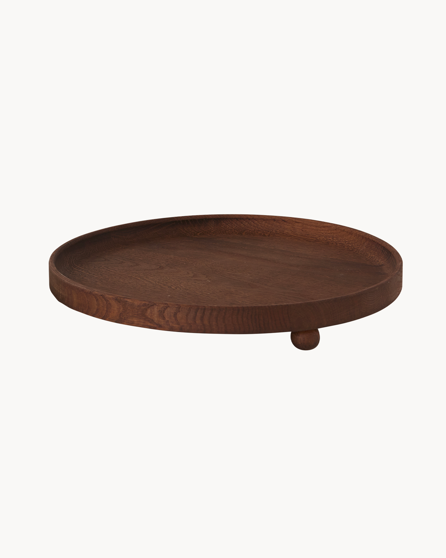 Vassoio decorativo in legno di rovere Inka, grande