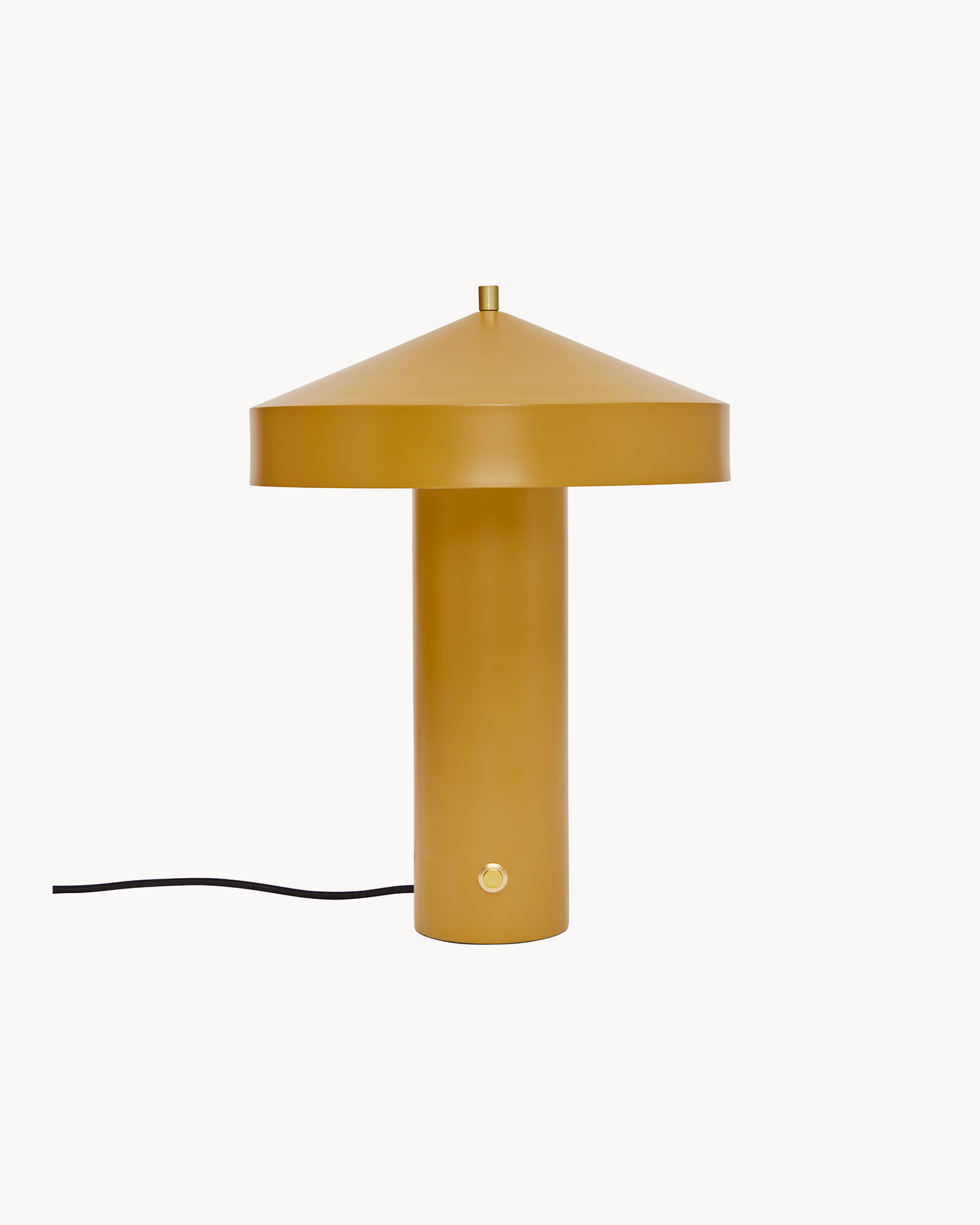 Lampada da tavolo Hatto, senape