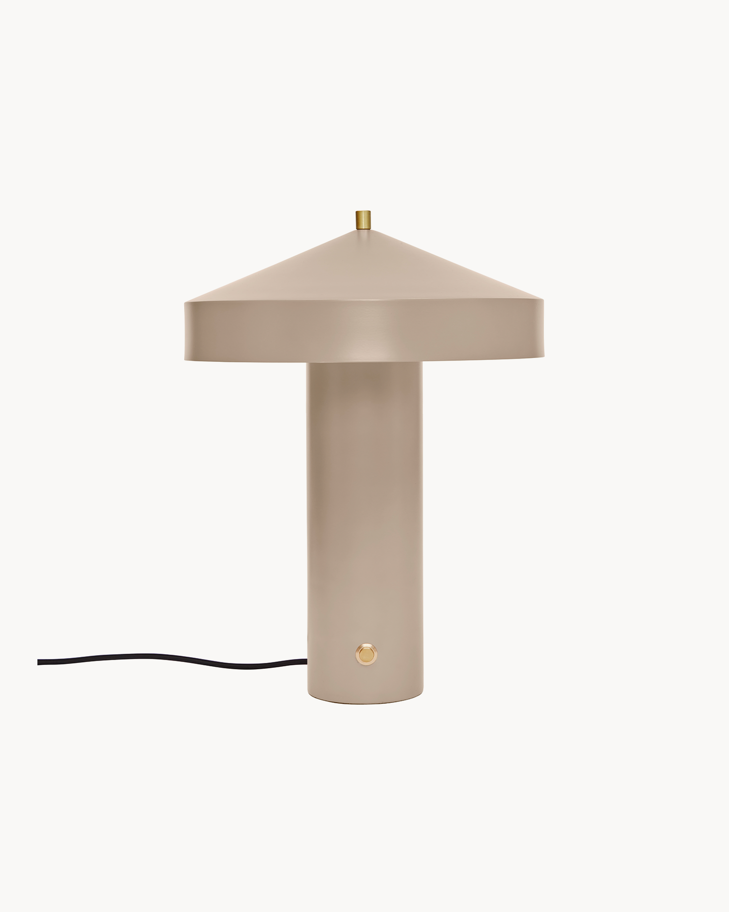 Lampada da tavolo Hatto, tortora