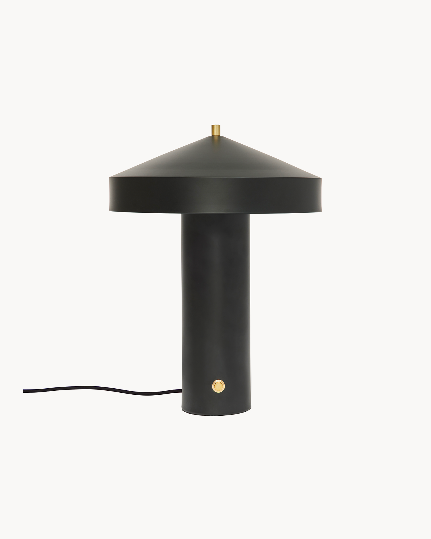 Lampada da tavolo Hatto, nera