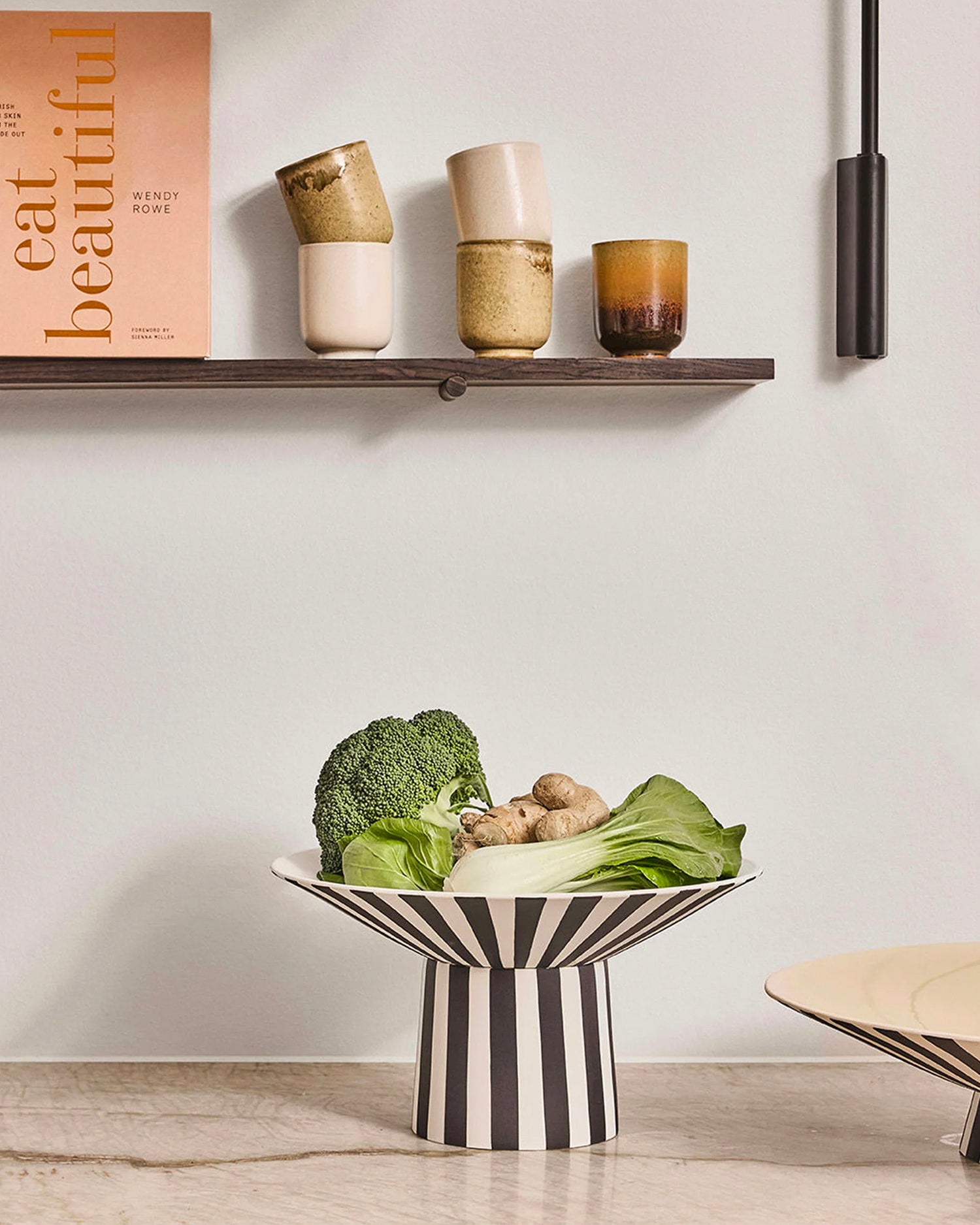 Centrotavola in ceramica realizzato a mano Toppu