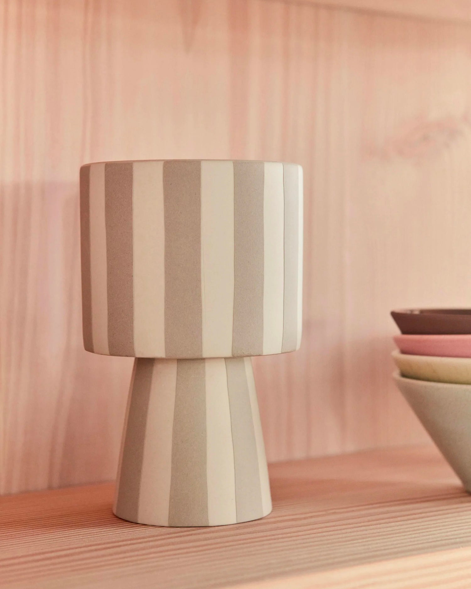 Vaso in ceramica realizzato a mano Toppu