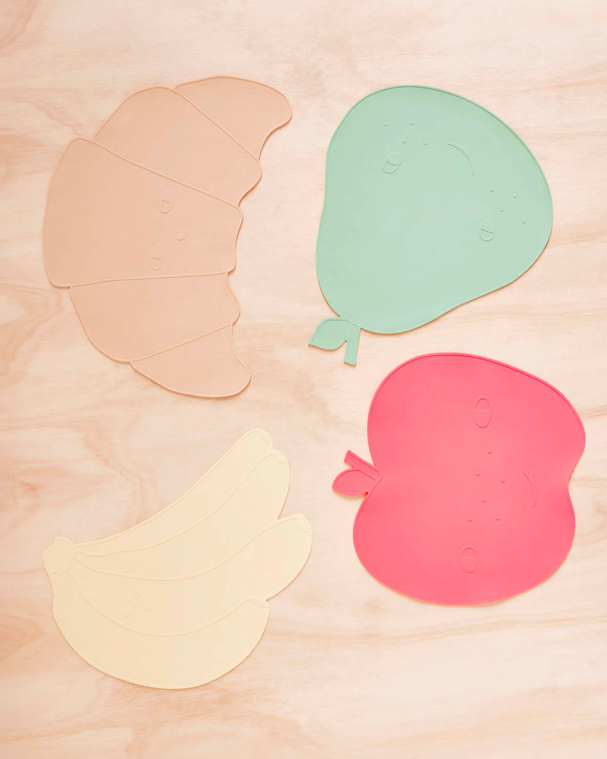 Set 2 tovagliette in silicone per bambini Banana - Silicone