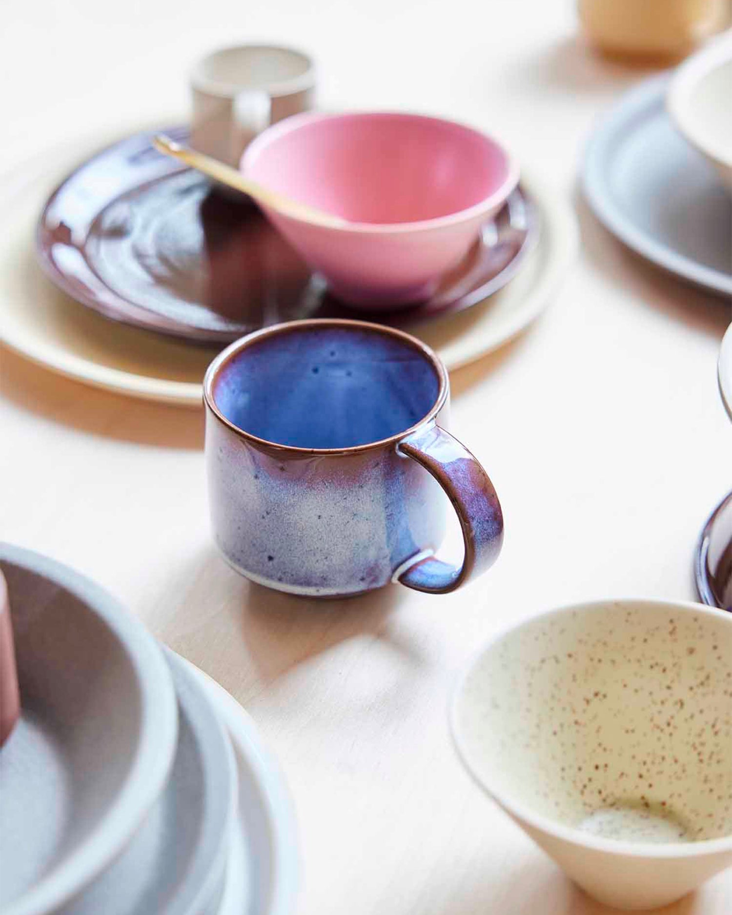 Set 2 tazze in terracotta realizzate a mano Yuka