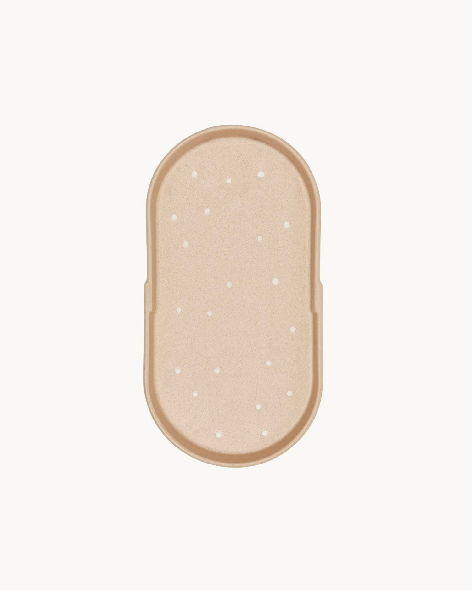 Vassoio ovale in ceramica dipinto a mano Aki