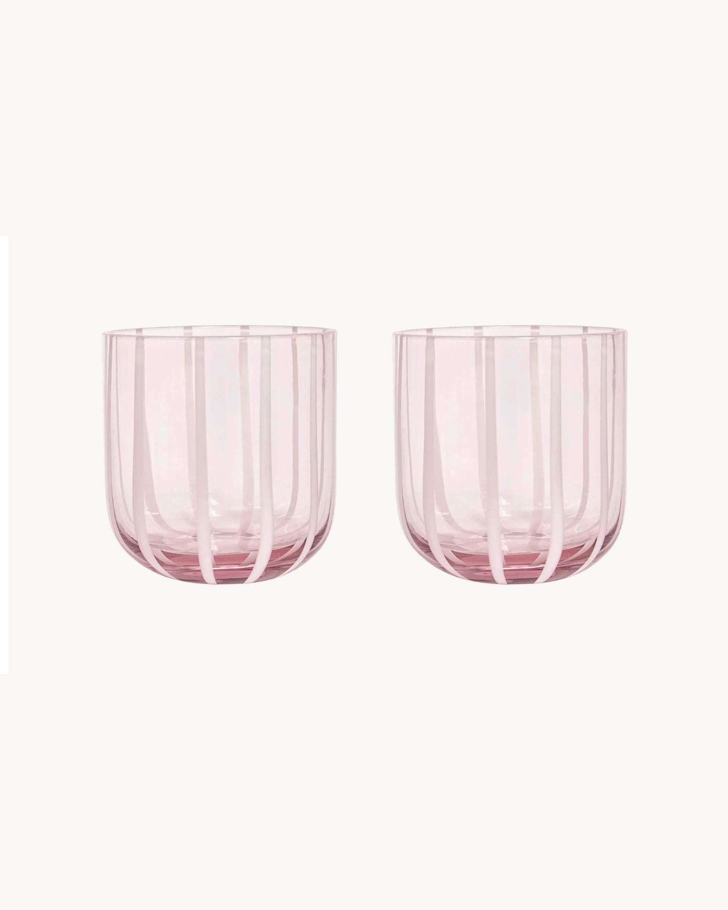 Set 2 bicchieri in vetro Mizu