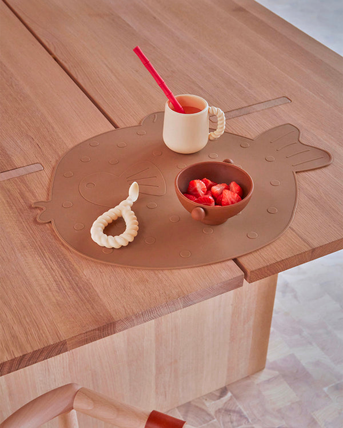 Set 2 tovagliette in silicone per bambini Little Finn - Silicone