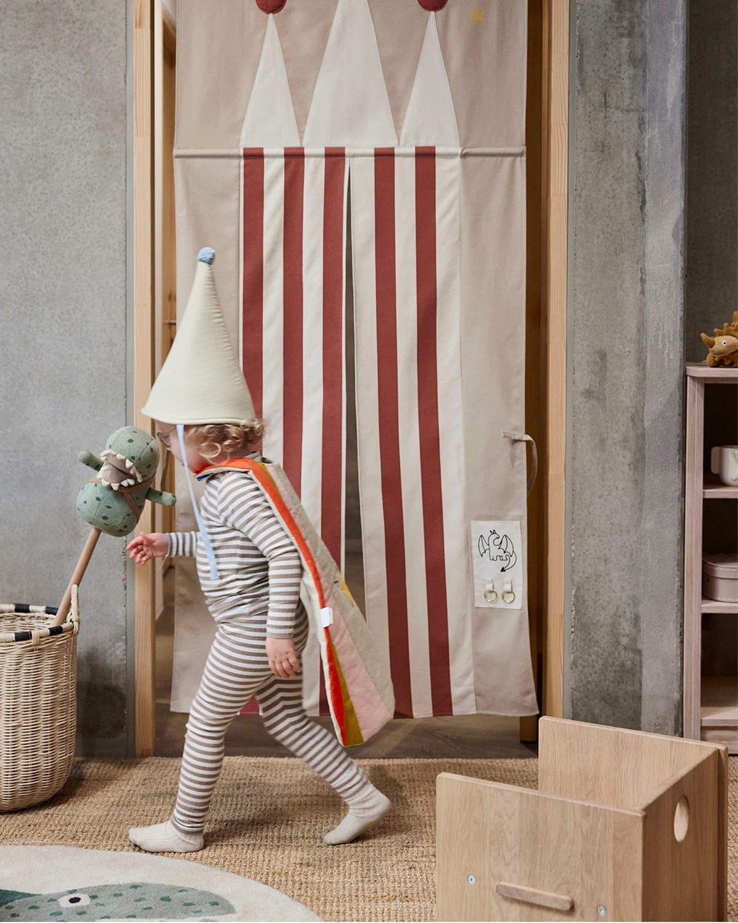 Sedia per bambini in legno di rovere Arca