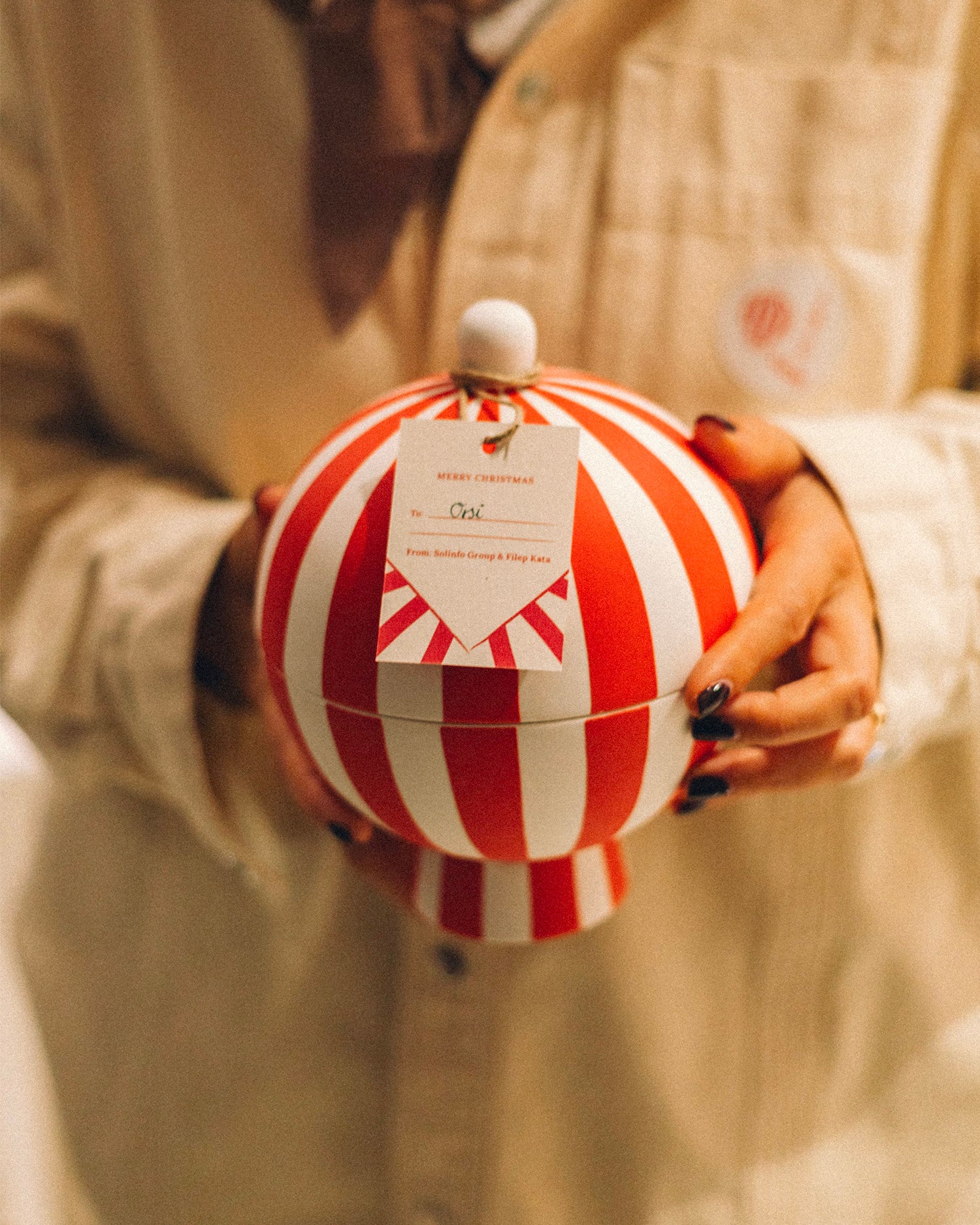 Contenitore decorativo in ceramica fatto a mano Toppu