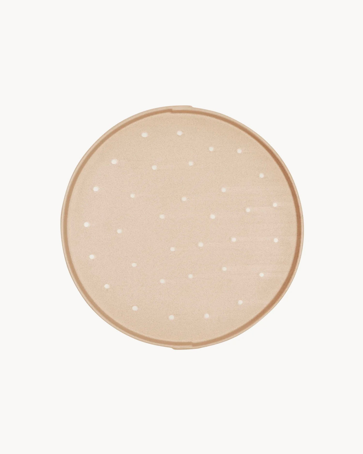 Vassoio rotondo in ceramica dipinto a mano Aki