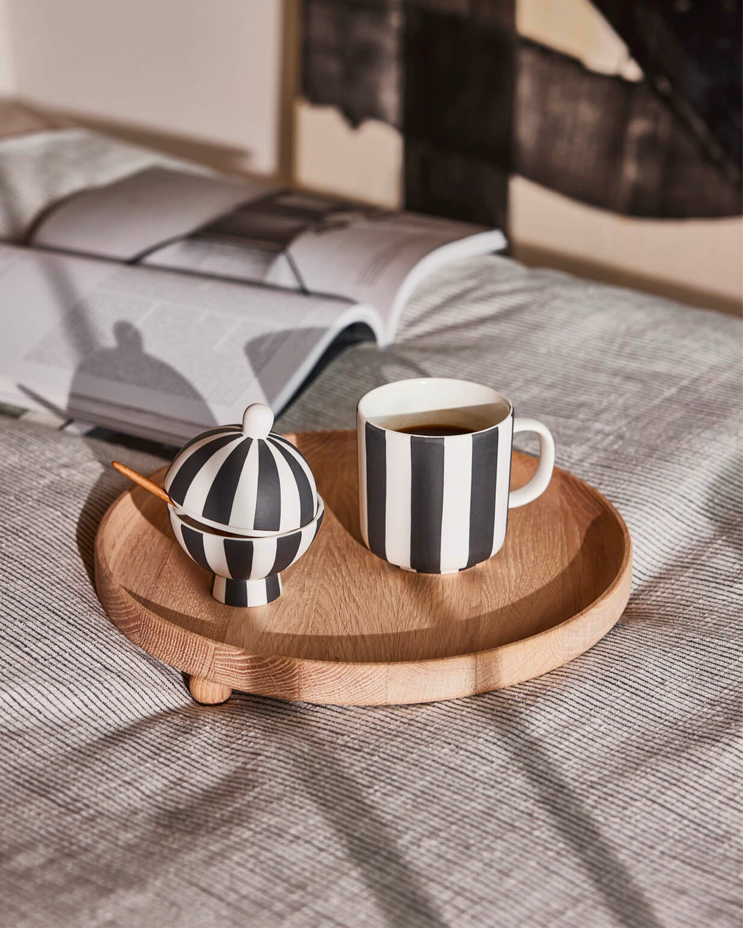 Tazza in grès realizzata a mano Toppu