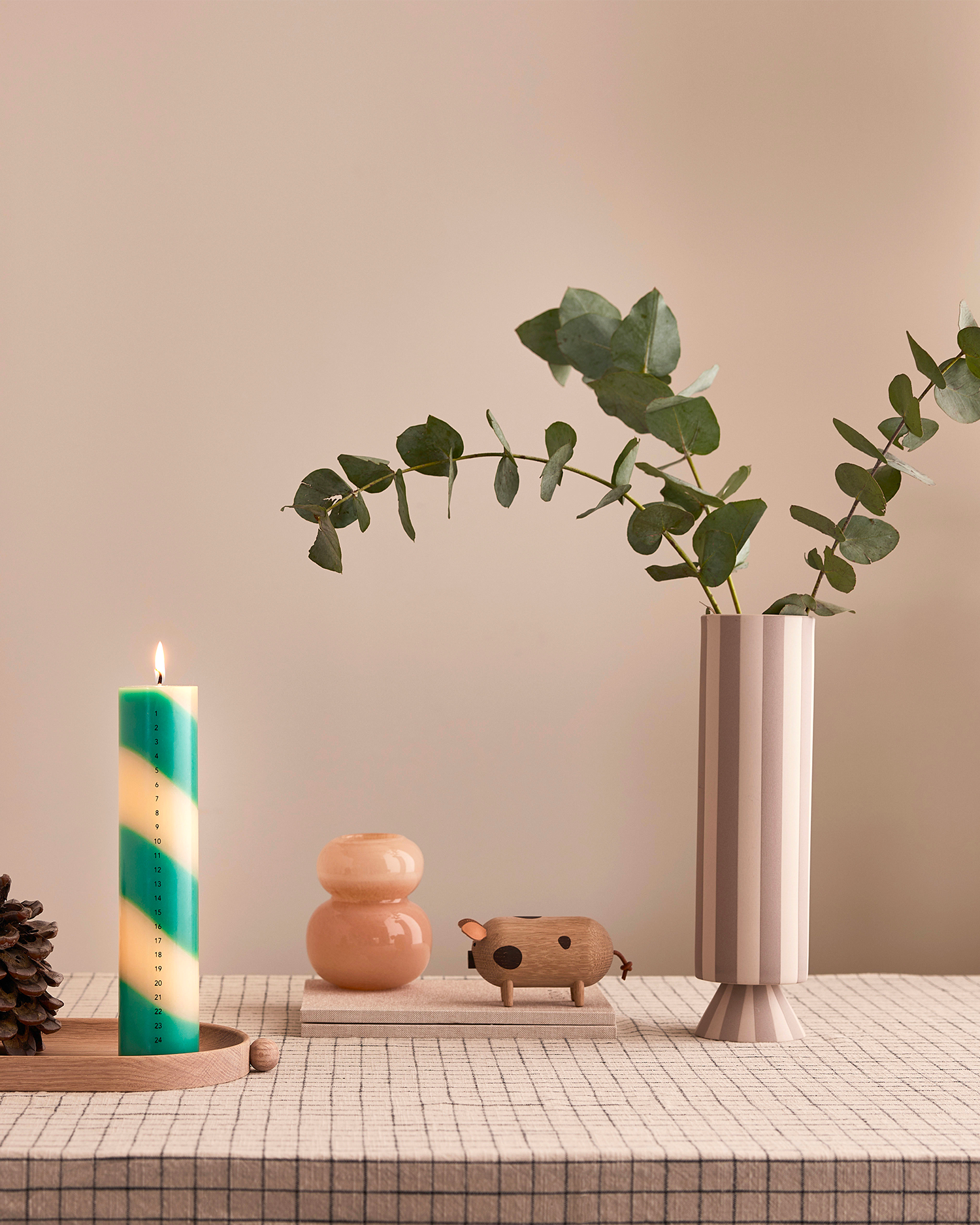 Vaso in ceramica realizzato a mano Toppu, sabbia