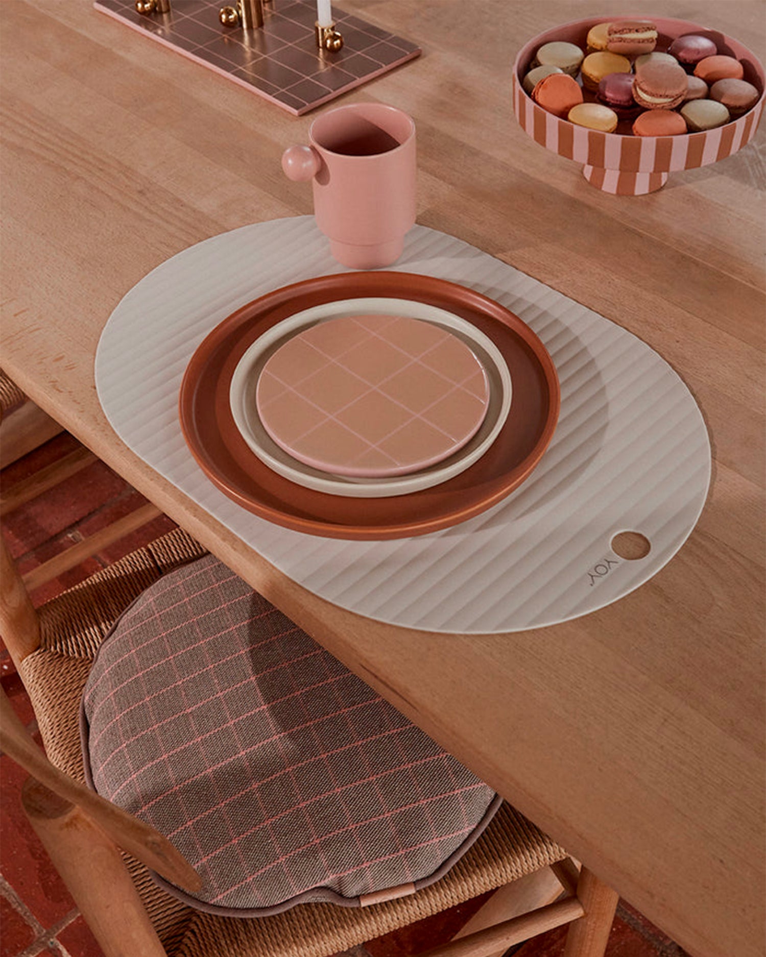 Tazza in ceramica realizzata a mano Inka