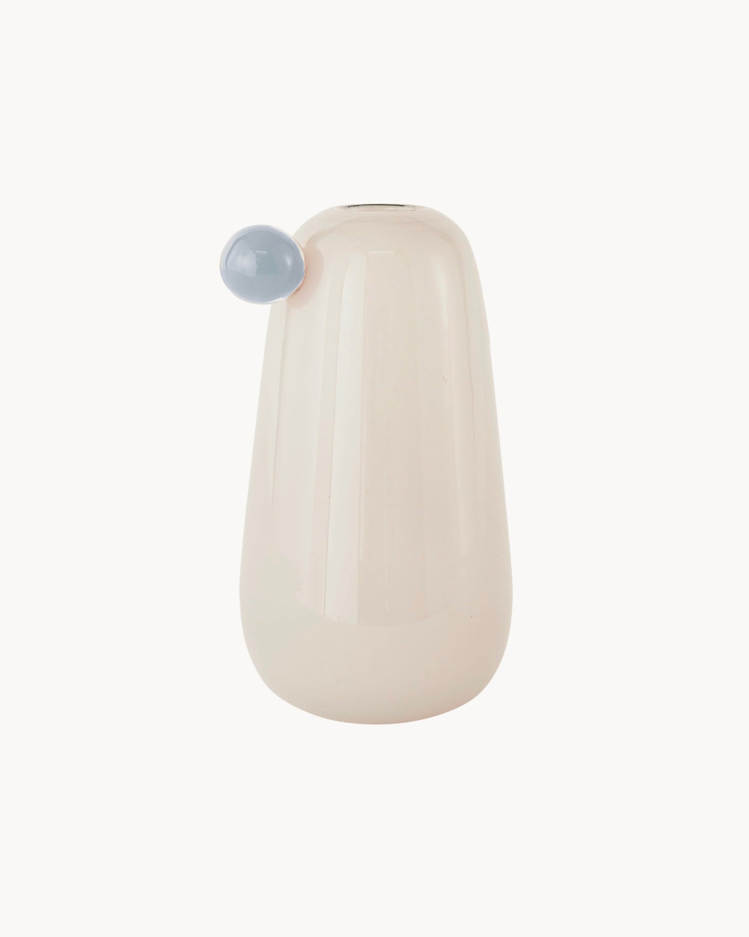Vaso in vetro soffiato a bocca grande Inka