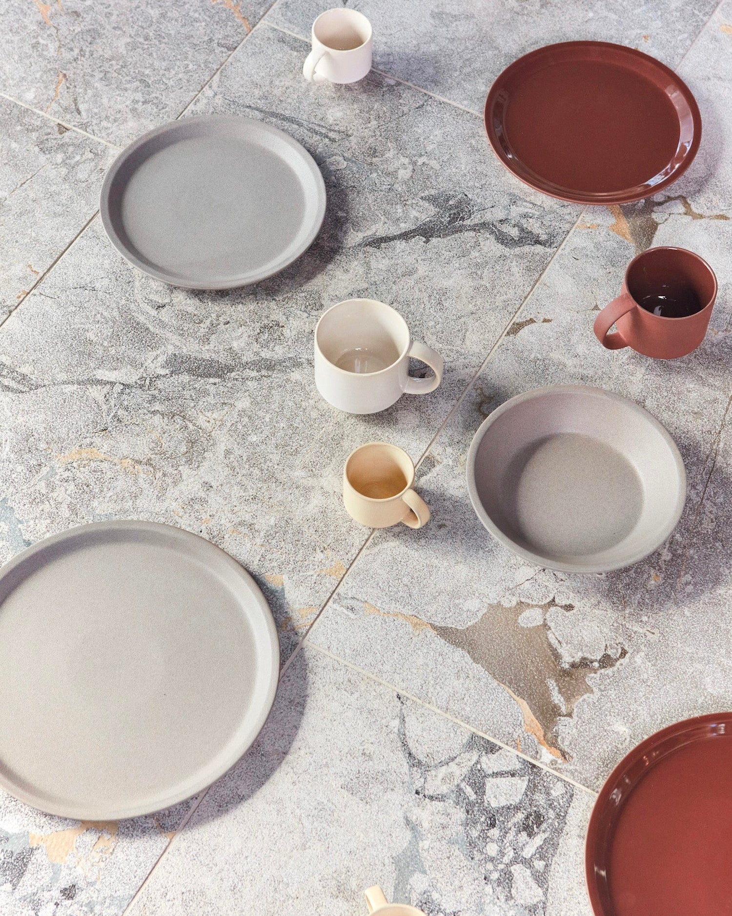 Set 2 tazze in terracotta realizzate a mano Yuka