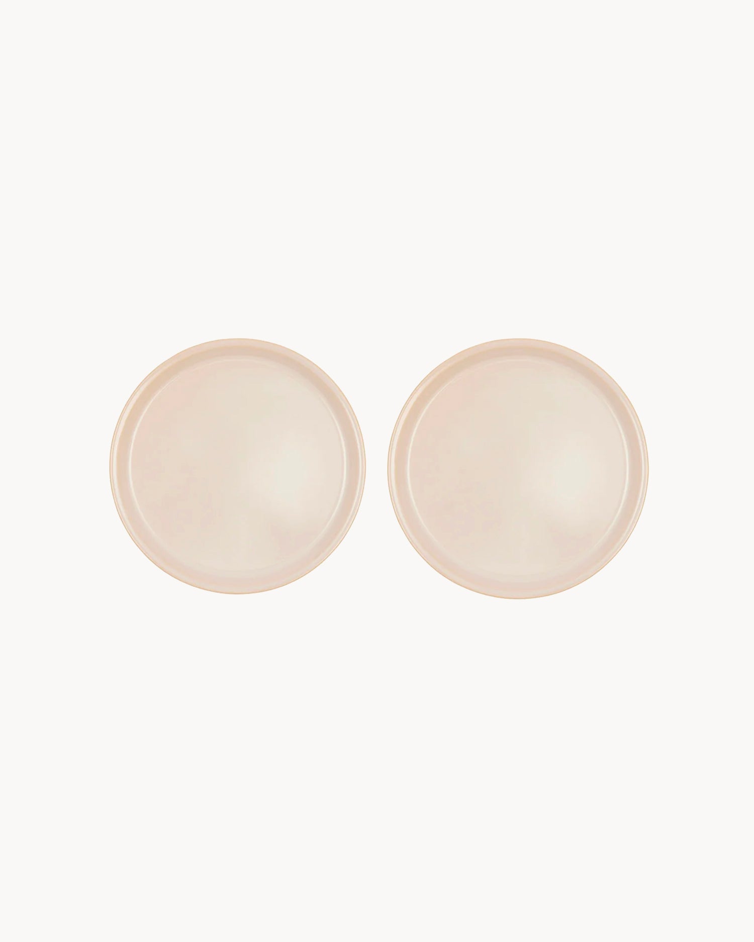 Set 2 piatti piani in terracotta realizzati a mano Yuka