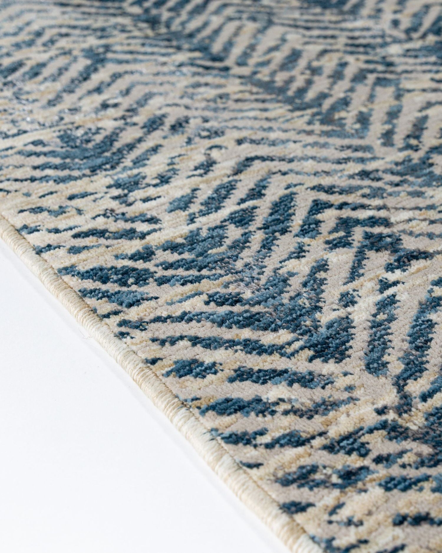 Tappeto astratto a chevron Lua