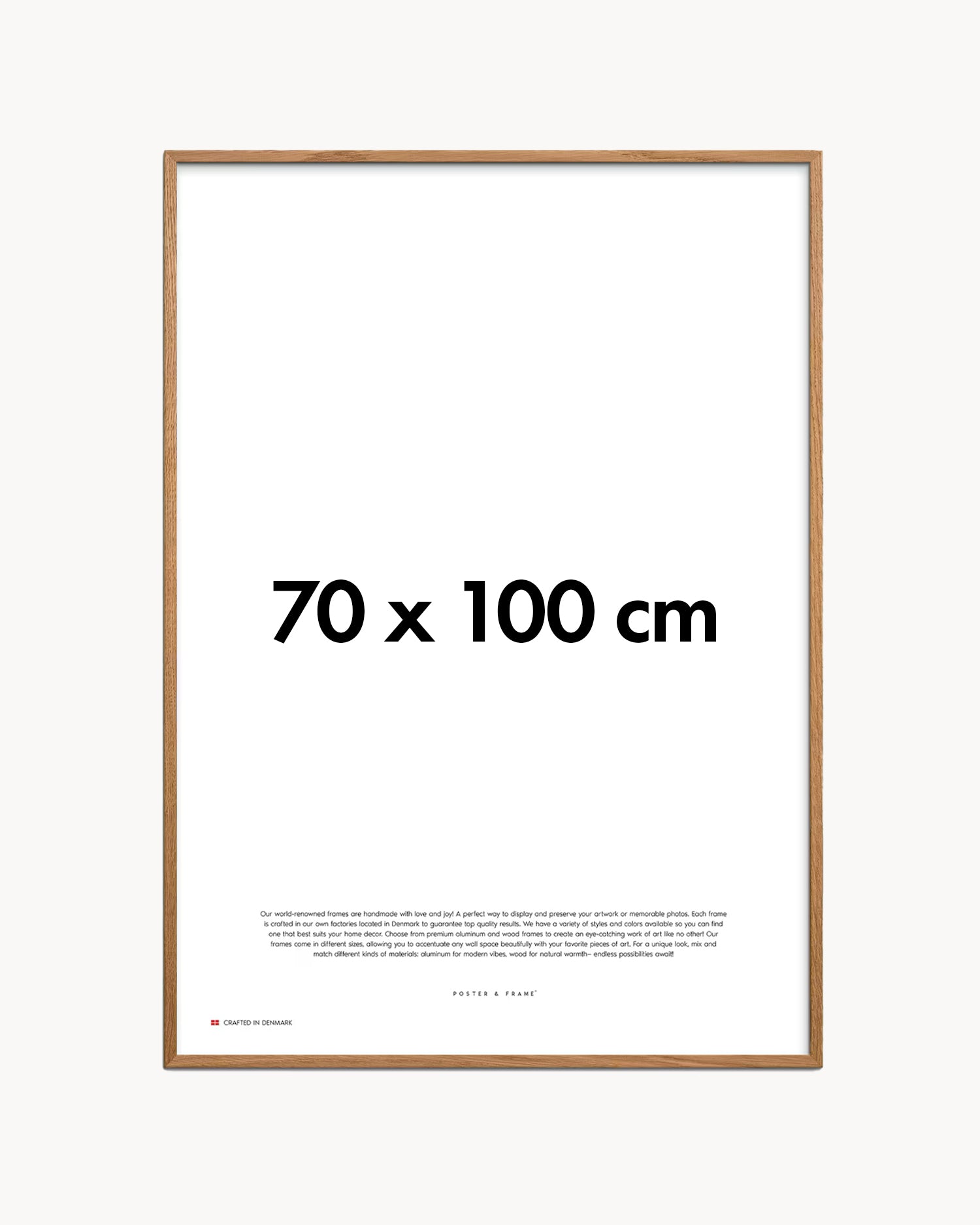 Cornice fatta a mano in rovere