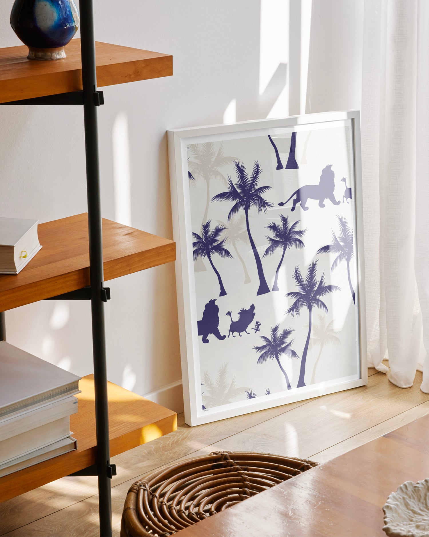 Stampa Disney - The Lion King Blue Palms