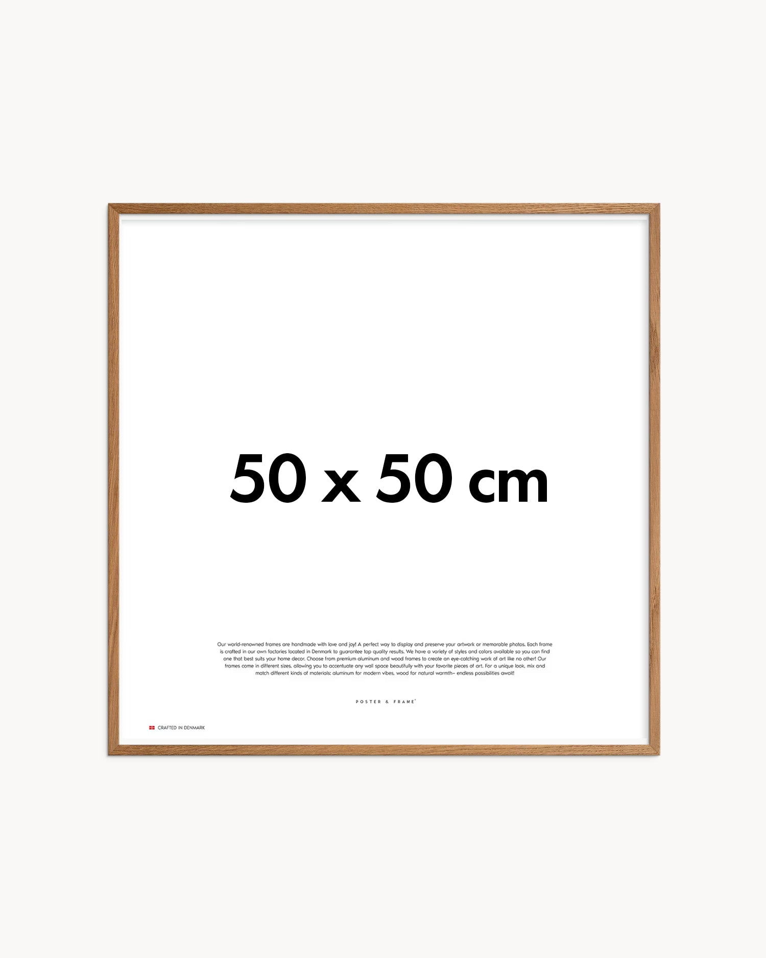 Cornice fatta a mano in rovere