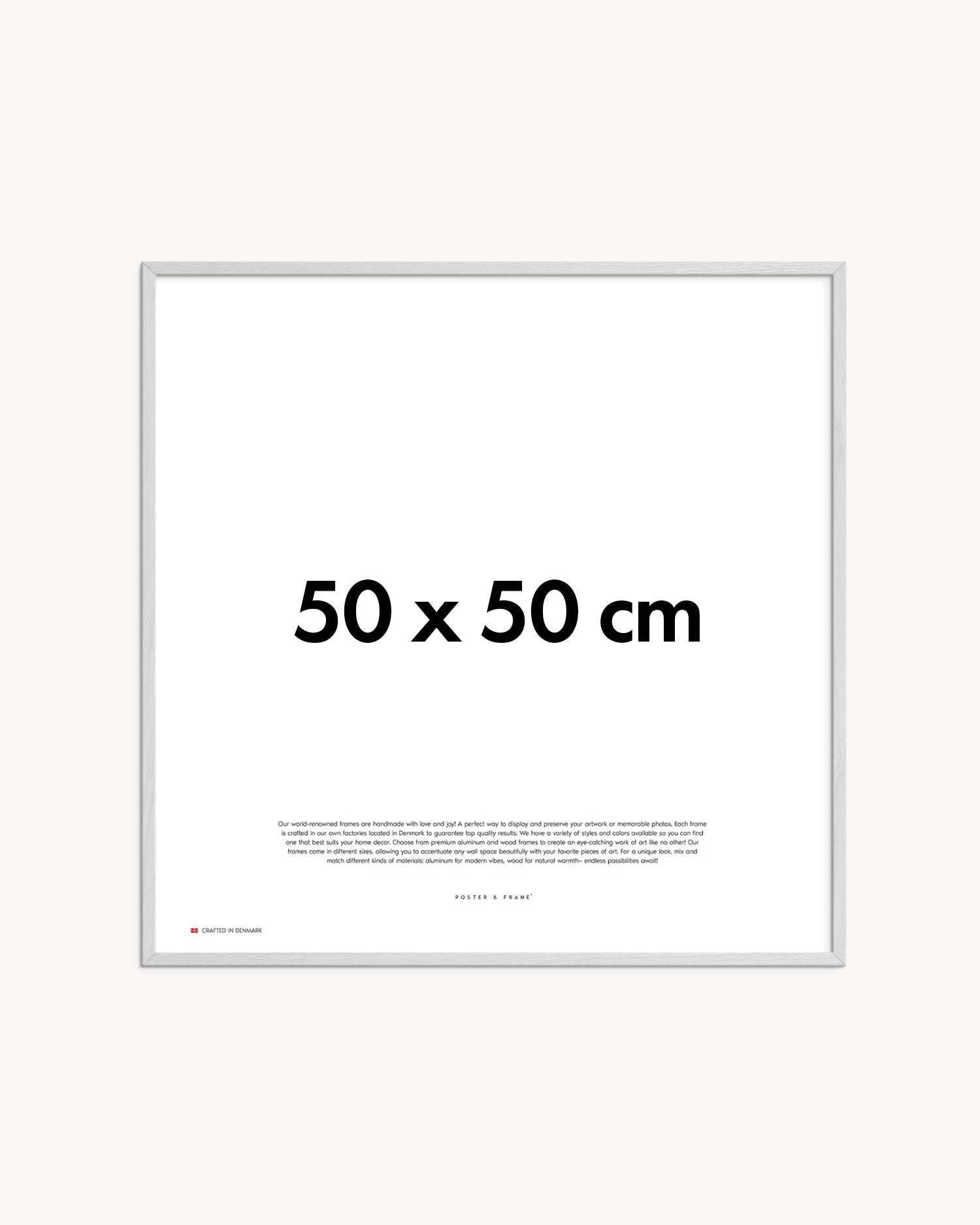 Cornice fatta a mano in legno bianco