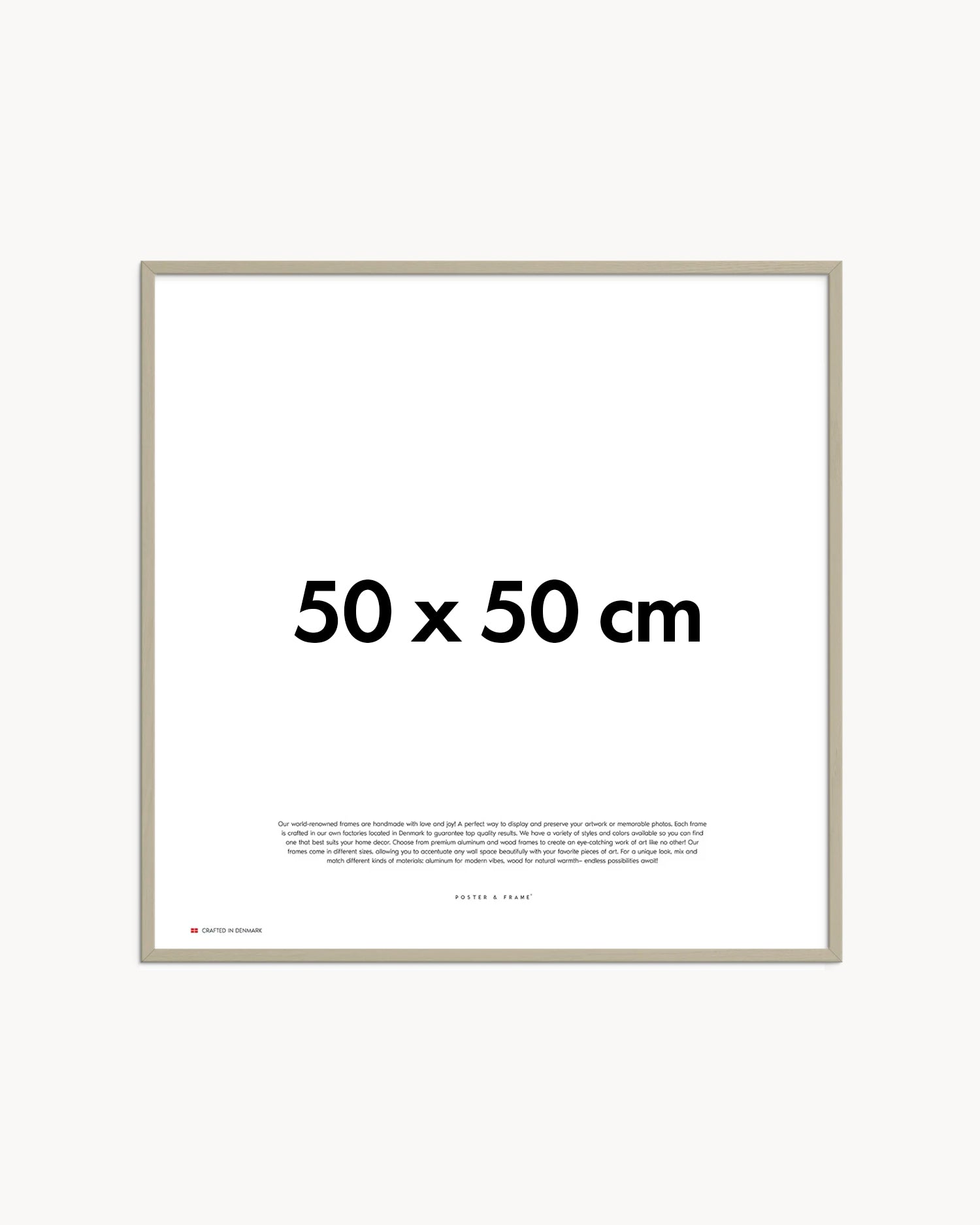 Cornice fatta a mano in legno grigio