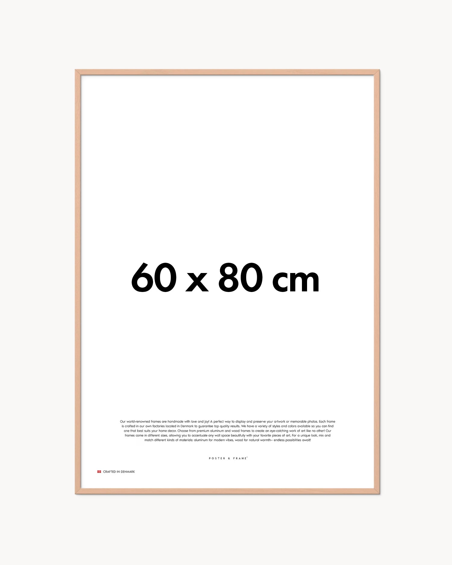 Cornice fatta a mano in legno rosa