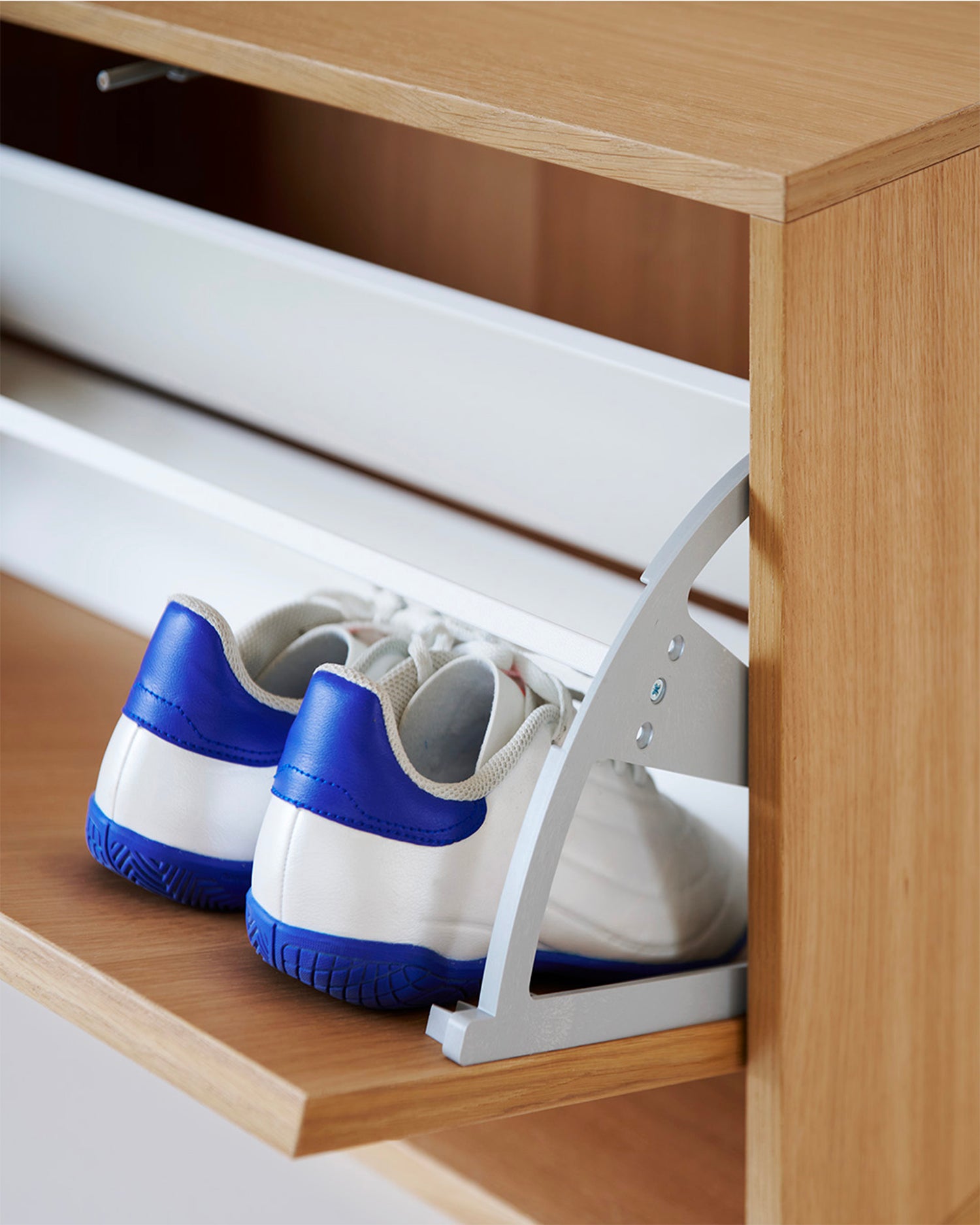 Scarpiera sospesa in legno ReCollector Shoe Box