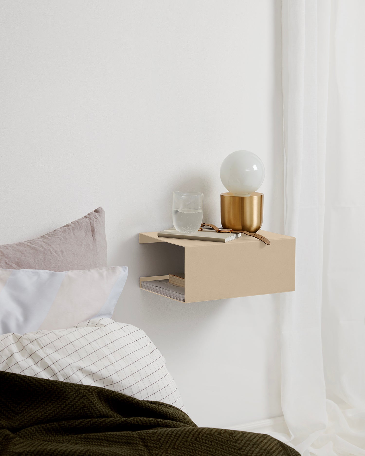 Mensola da parete in acciaio BoxShelf