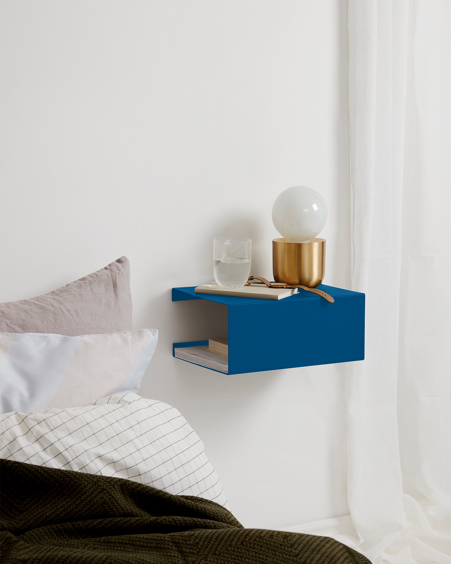 Mensola da parete in acciaio BoxShelf