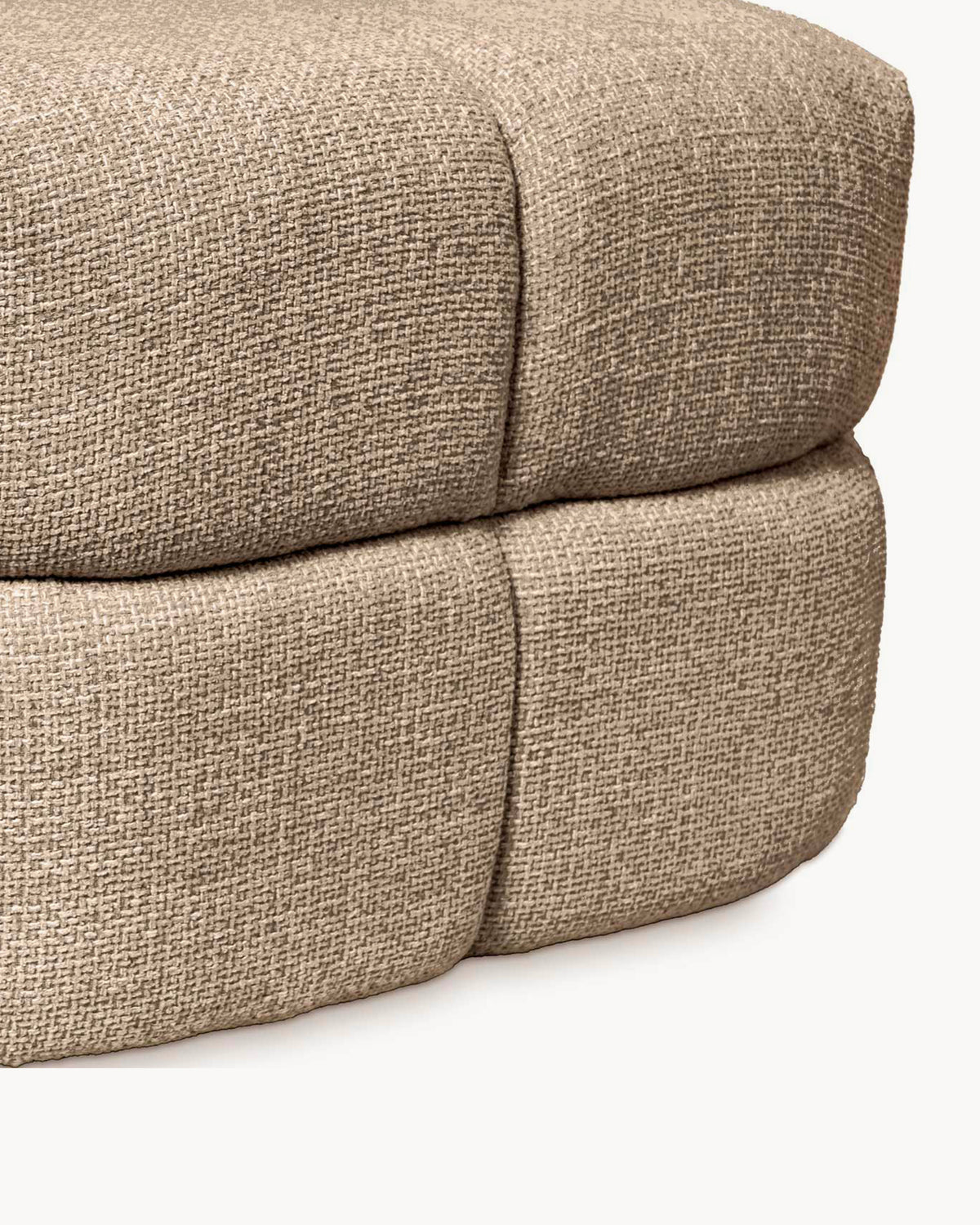 Pouf imbottito Troy - Tessuto