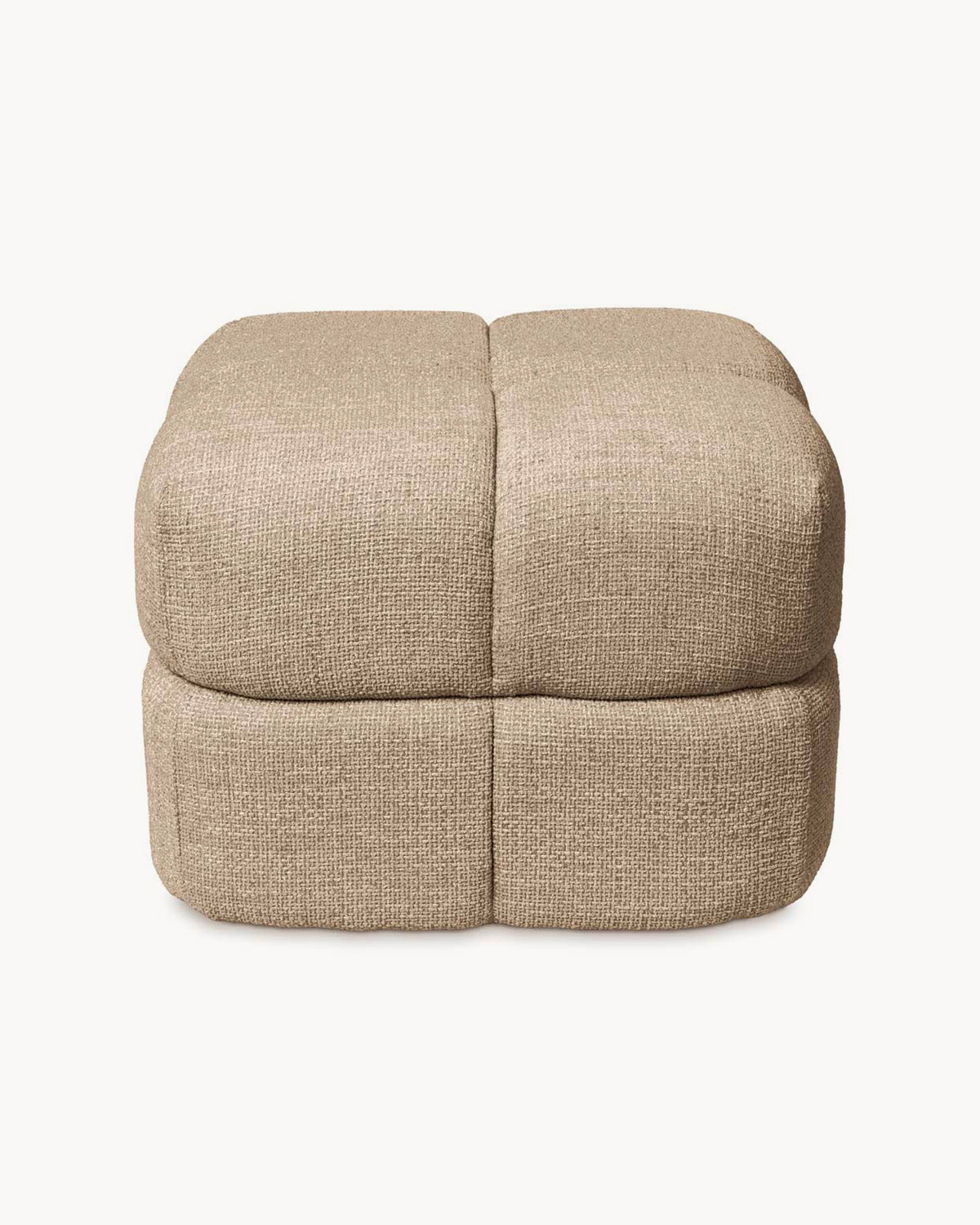 Pouf imbottito Troy - Tessuto